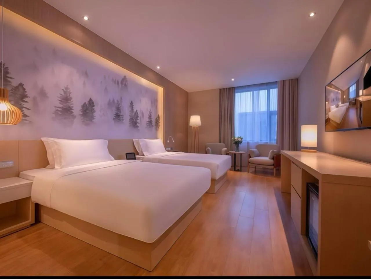 Photo of the whole room, Bed in Orange Hotel Suzhou Dushu Lake Higher Education Zone