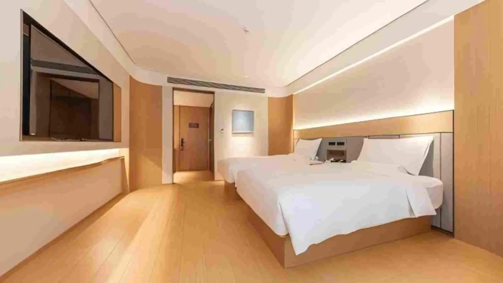 Bed in JI Hotel Shanghai Zhaojialou Ancient Town