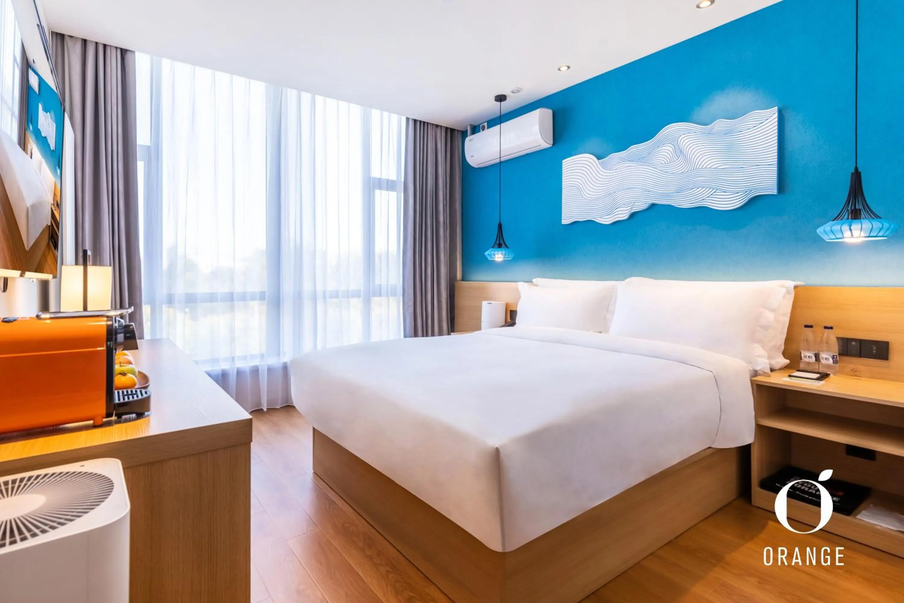 Bed in Orange Hotel Beijing Yongfeng Space City