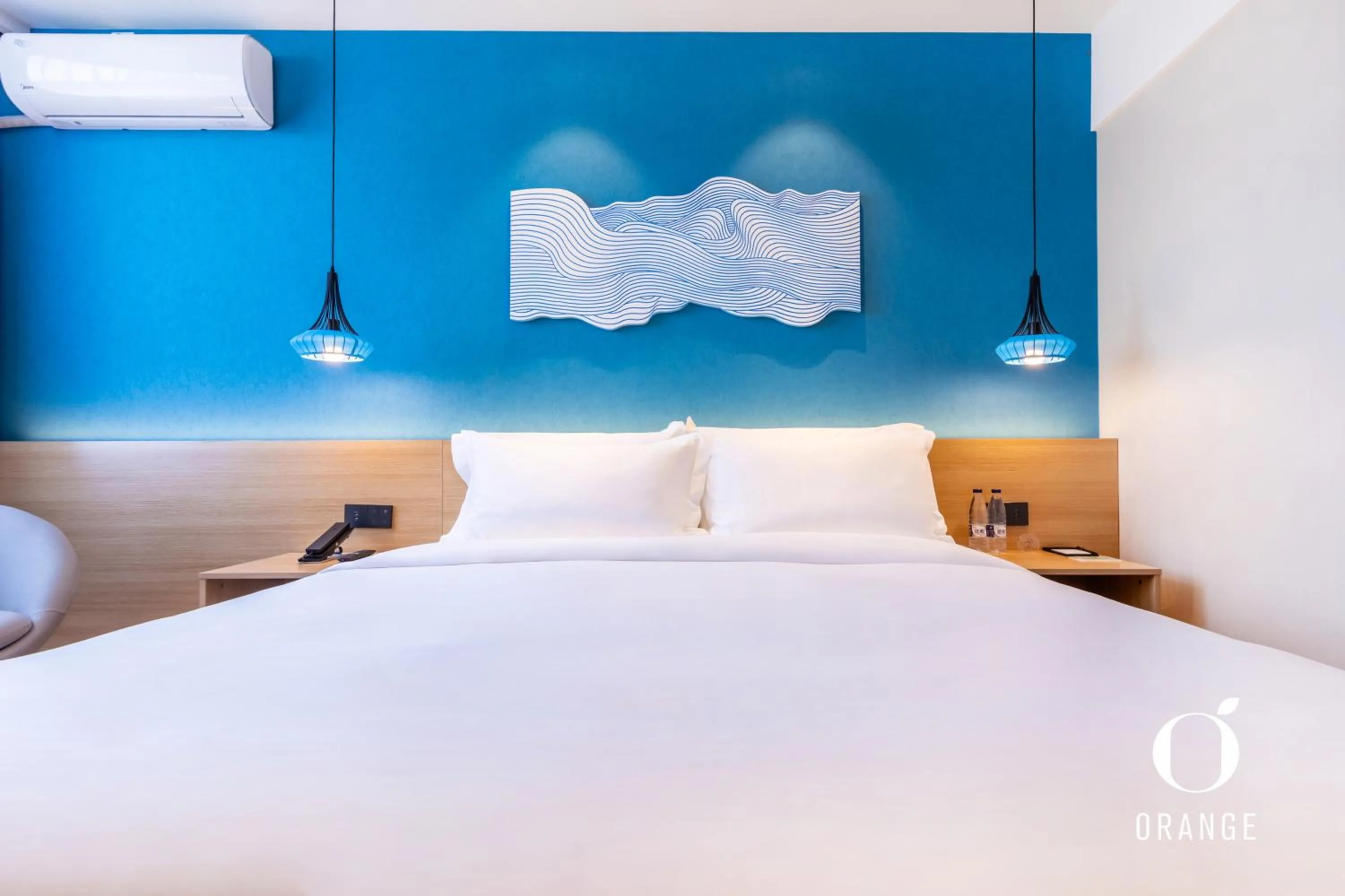 Bed in Orange Hotel Beijing Yongfeng Space City