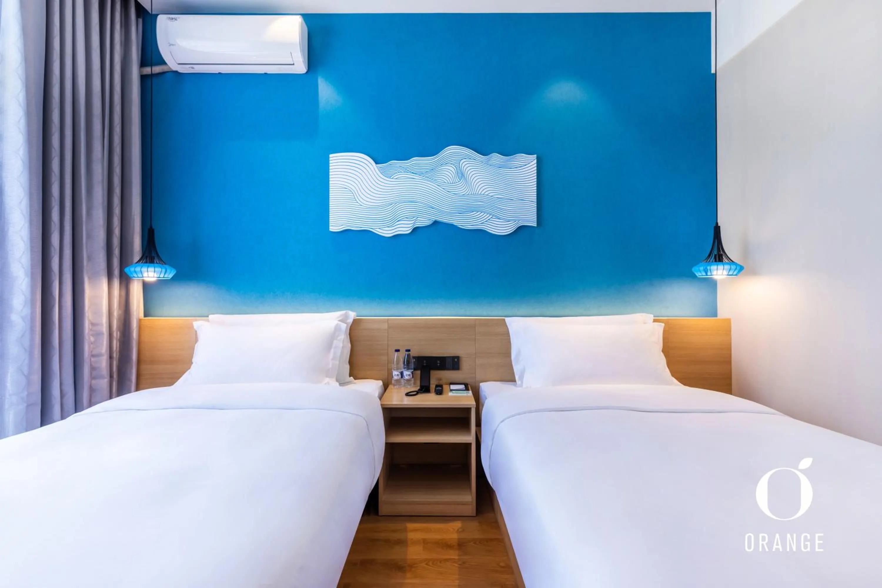 Bed in Orange Hotel Beijing Yongfeng Space City