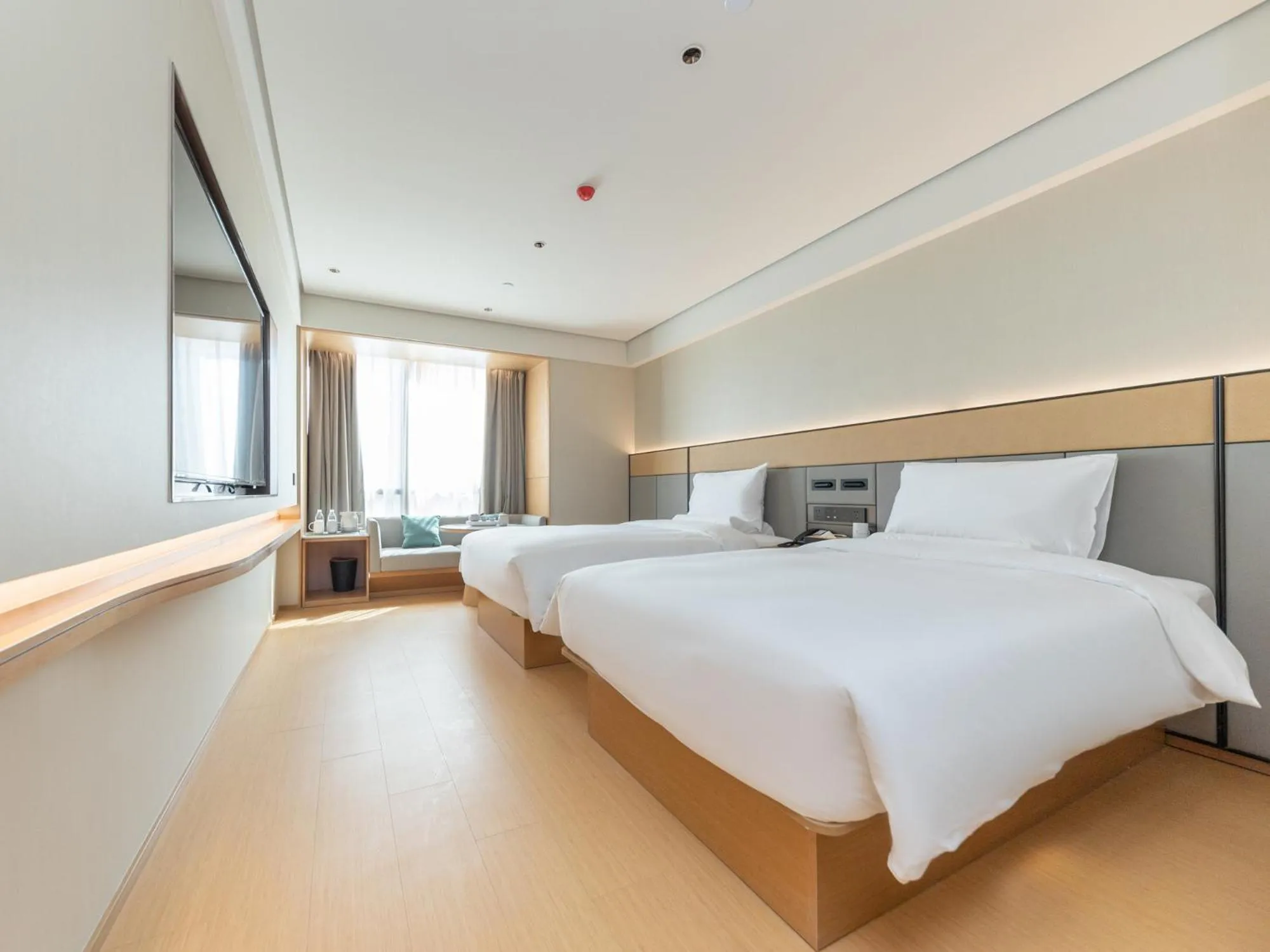 Bedroom, Bed in JI Hotel Suzhou North High Speed Railway Station Subway Station