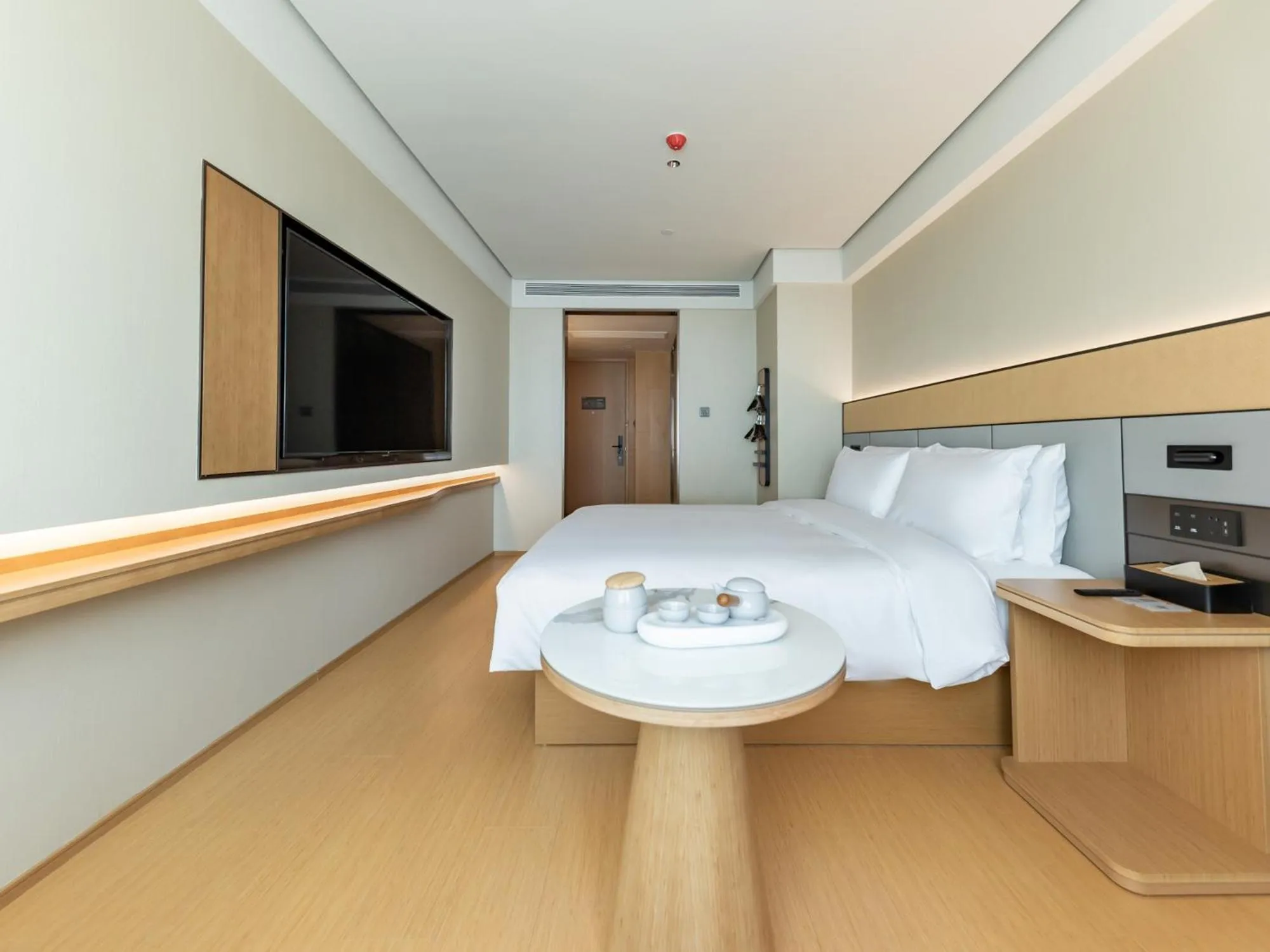 Bedroom, Bed in JI Hotel Suzhou North High Speed Railway Station Subway Station