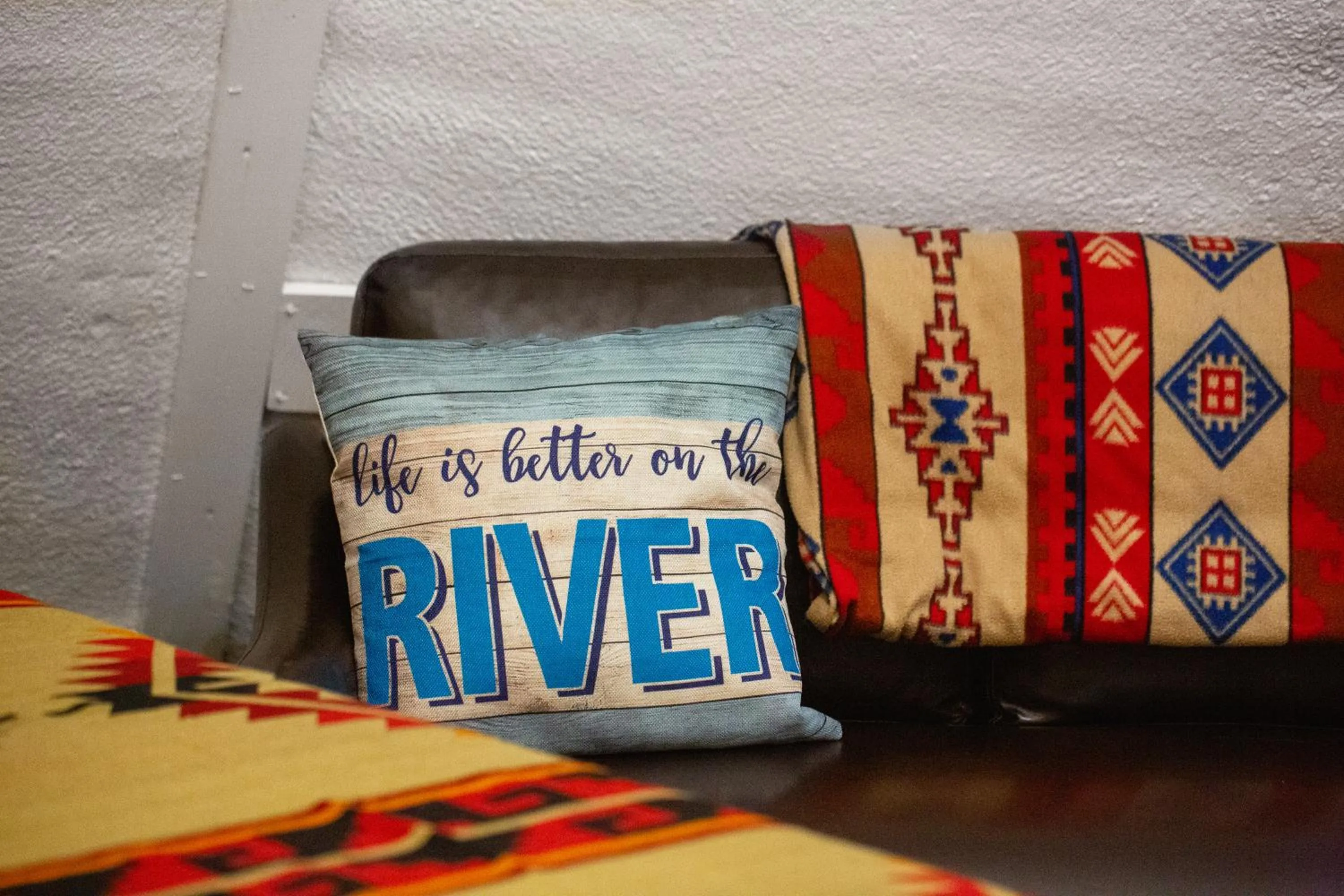 furniture, Bed in Tipis on the Guadalupe