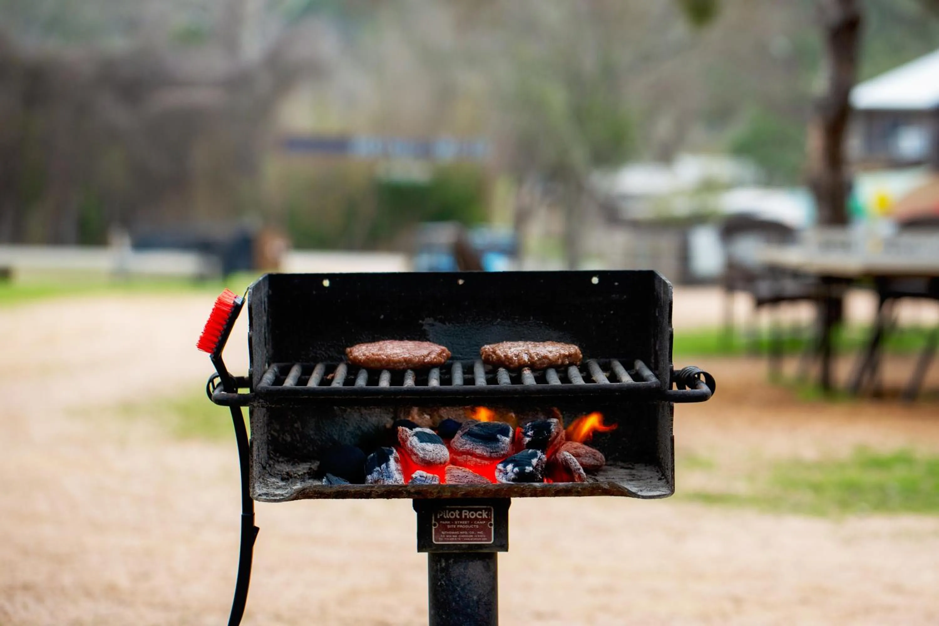BBQ facilities in Tipis on the Guadalupe
