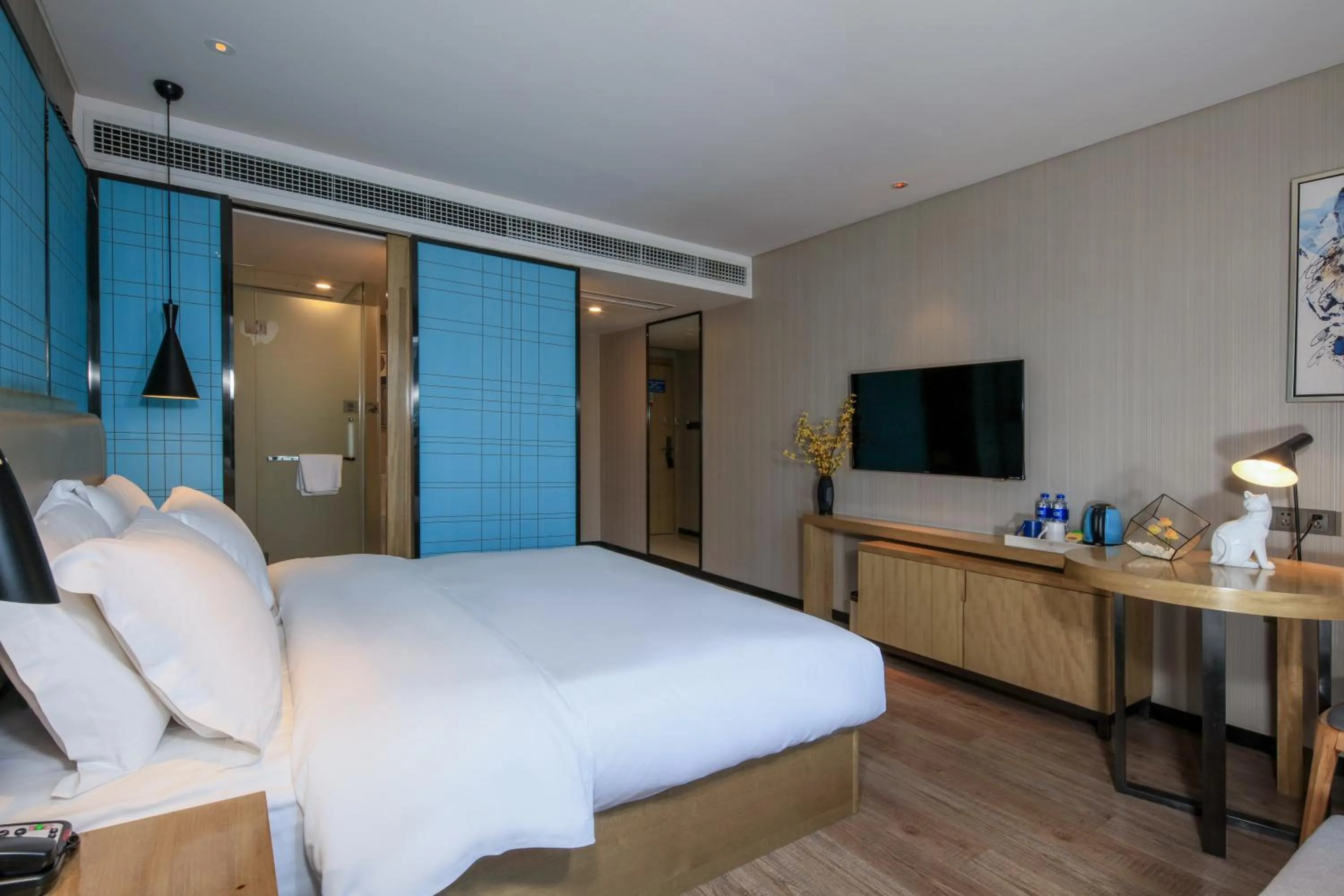 Bed in Starway Hotel Chengdu Jianshe Road SM Plaza