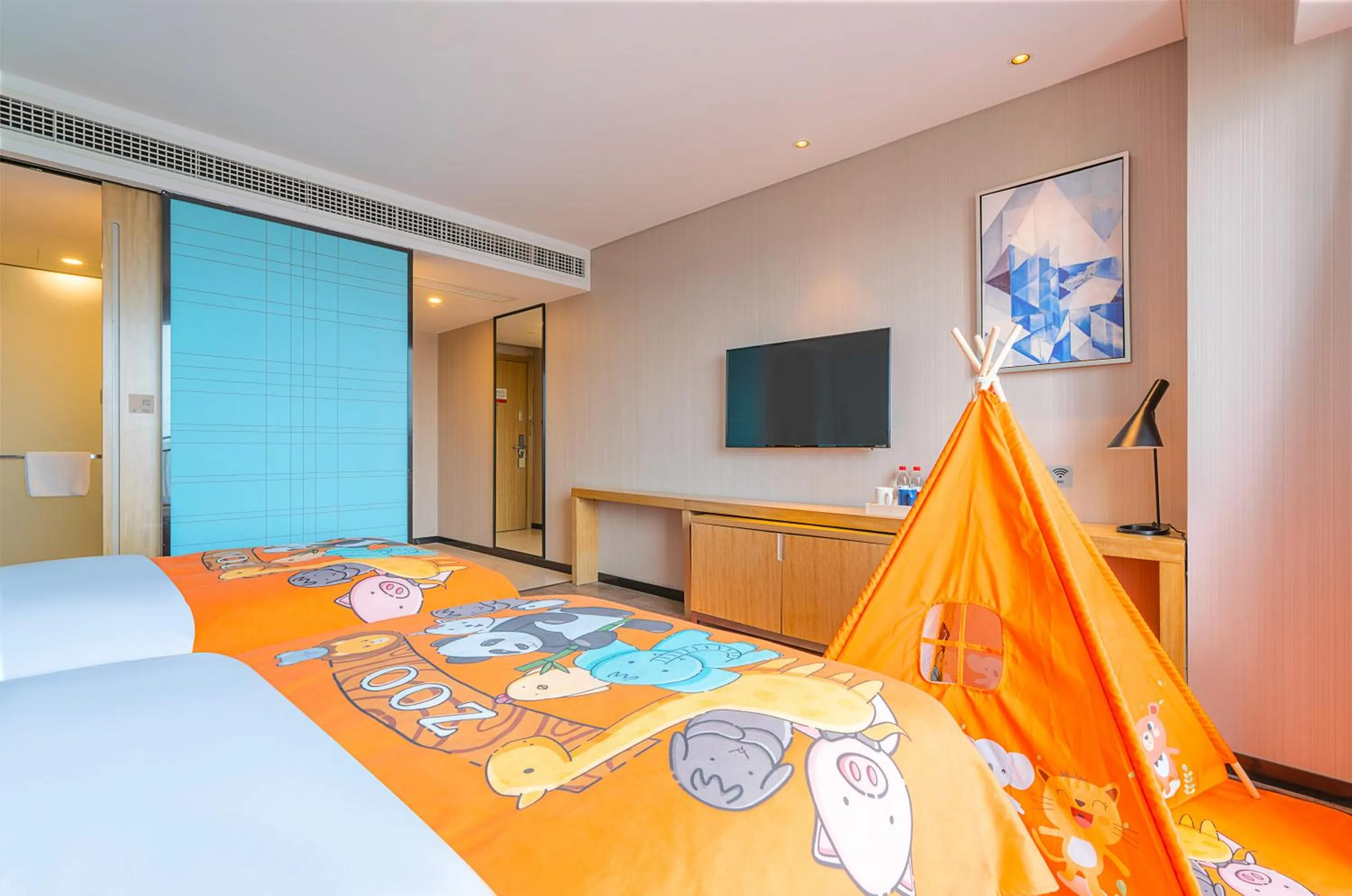 Bed in Starway Hotel Chengdu Jianshe Road SM Plaza