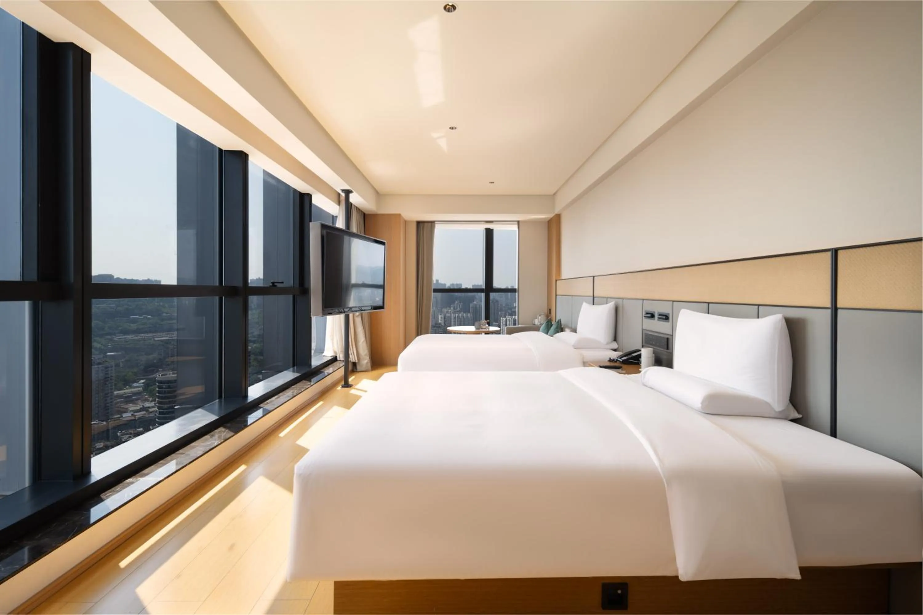 Photo of the whole room, Bed in JI Hotel Chongqing Shapingba Station Three Gorges Square Pedestrian Street