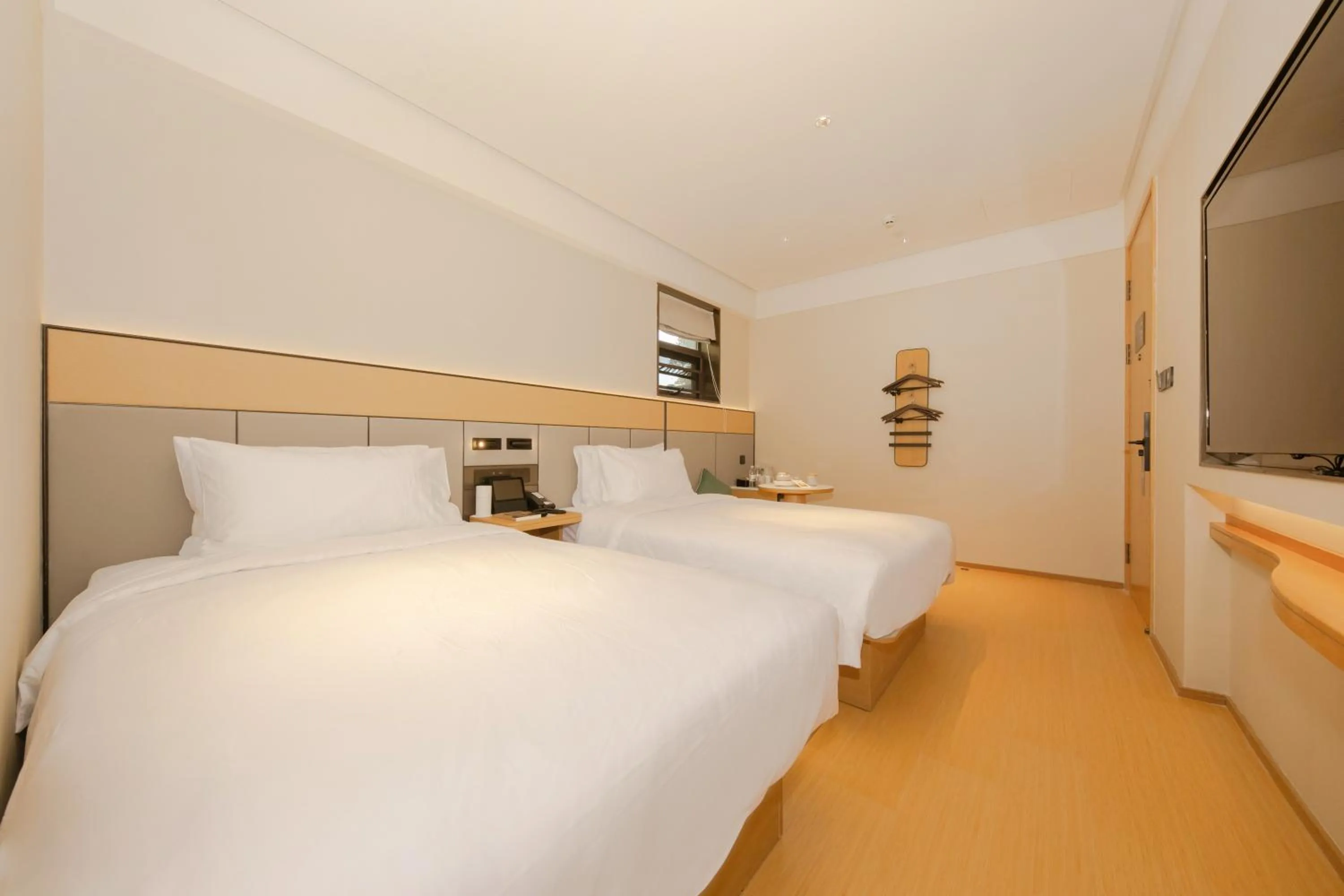 Bed in JI Hotel Beijing International Exhibition Center Sanyuan West Bridge