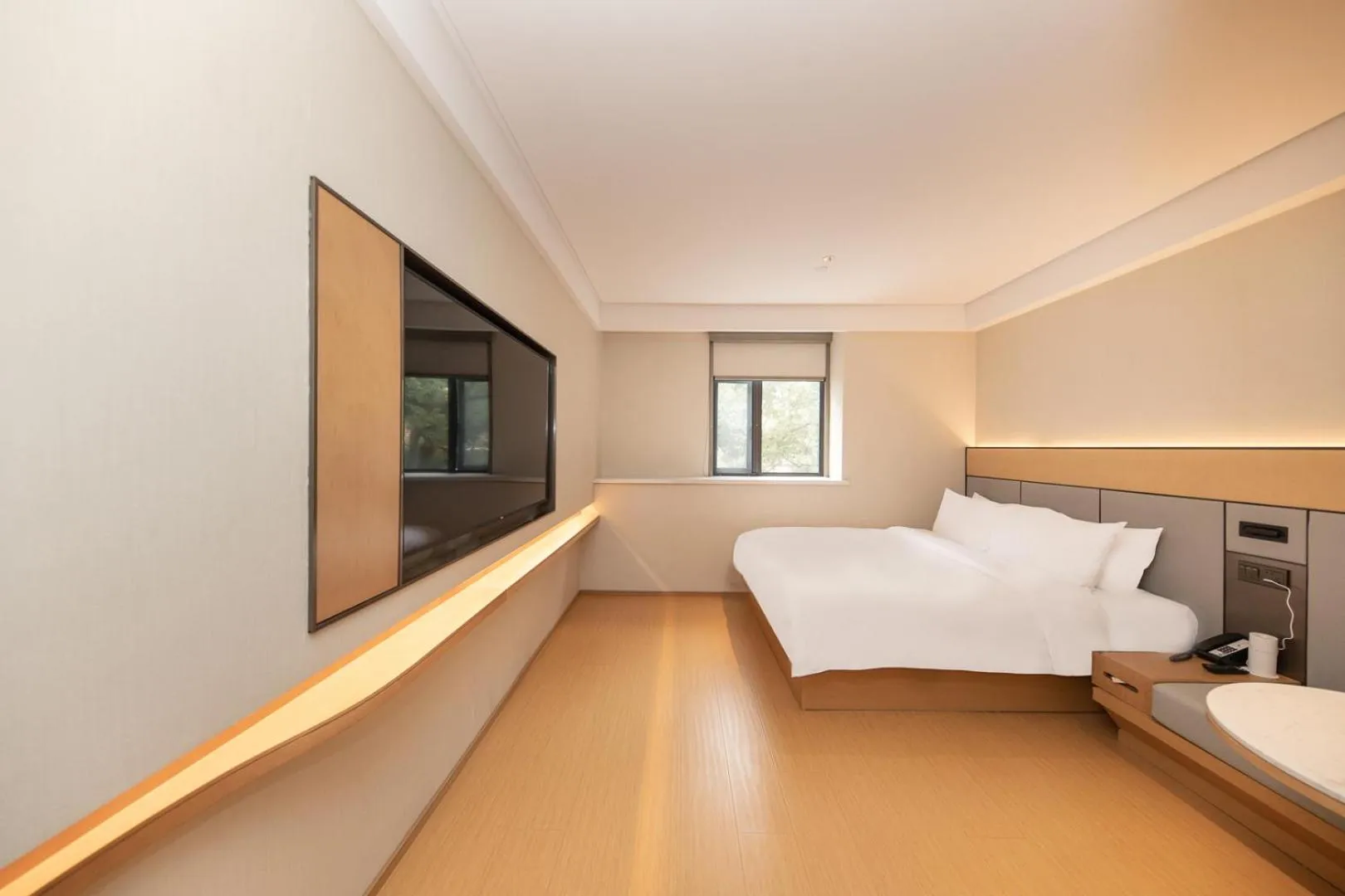 Bed in JI Hotel Shanghai Xinzhuang Qixin Road Qixin Road