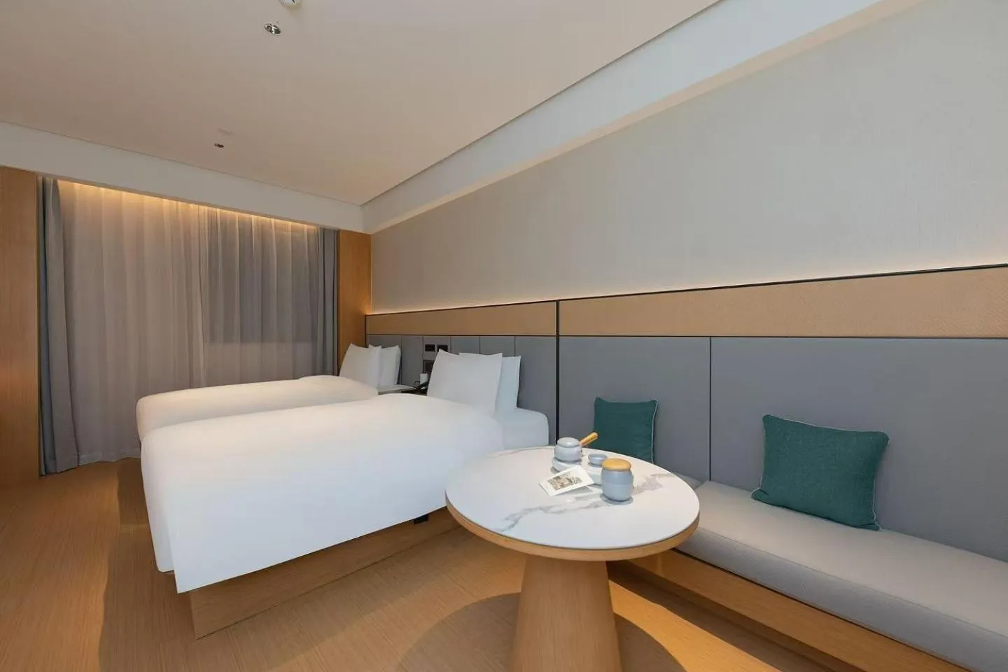 Bed in JI Hotel Beijing West Railway Station Lianbao Road