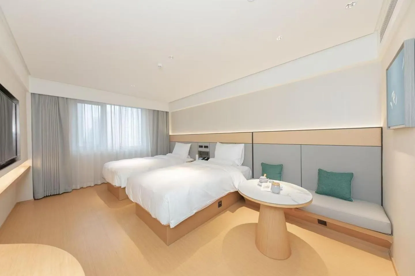 Bed in JI Hotel Beijing West Railway Station Lianbao Road