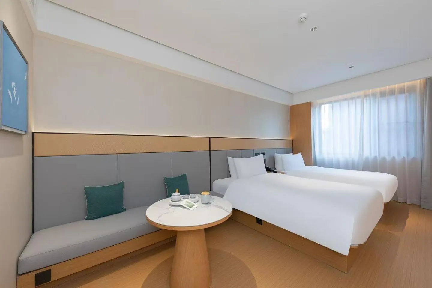 Bed in JI Hotel Beijing West Railway Station Lianbao Road