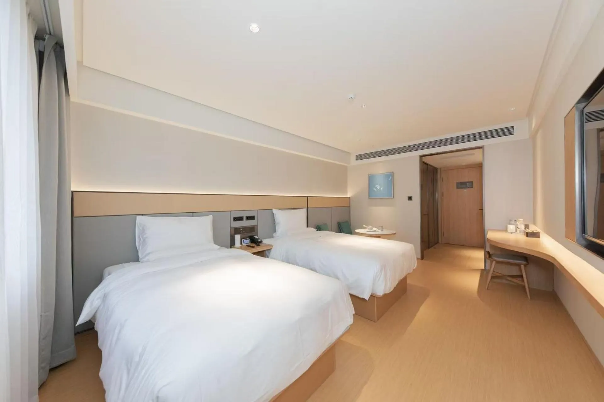 Bed in JI Hotel Beijing West Railway Station Lianbao Road