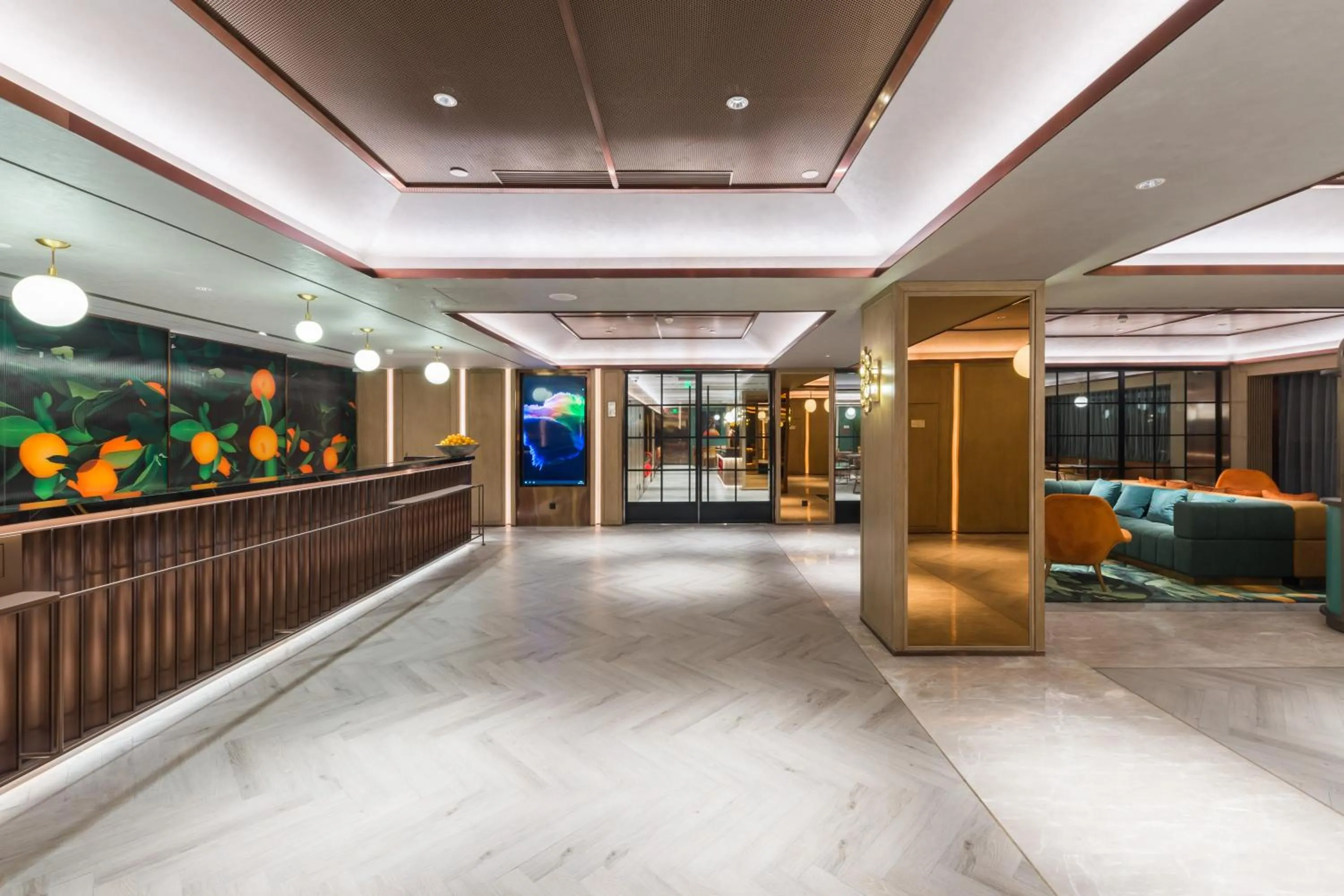 Lobby or reception in Orange Hotel Shanghai World Expo Center
