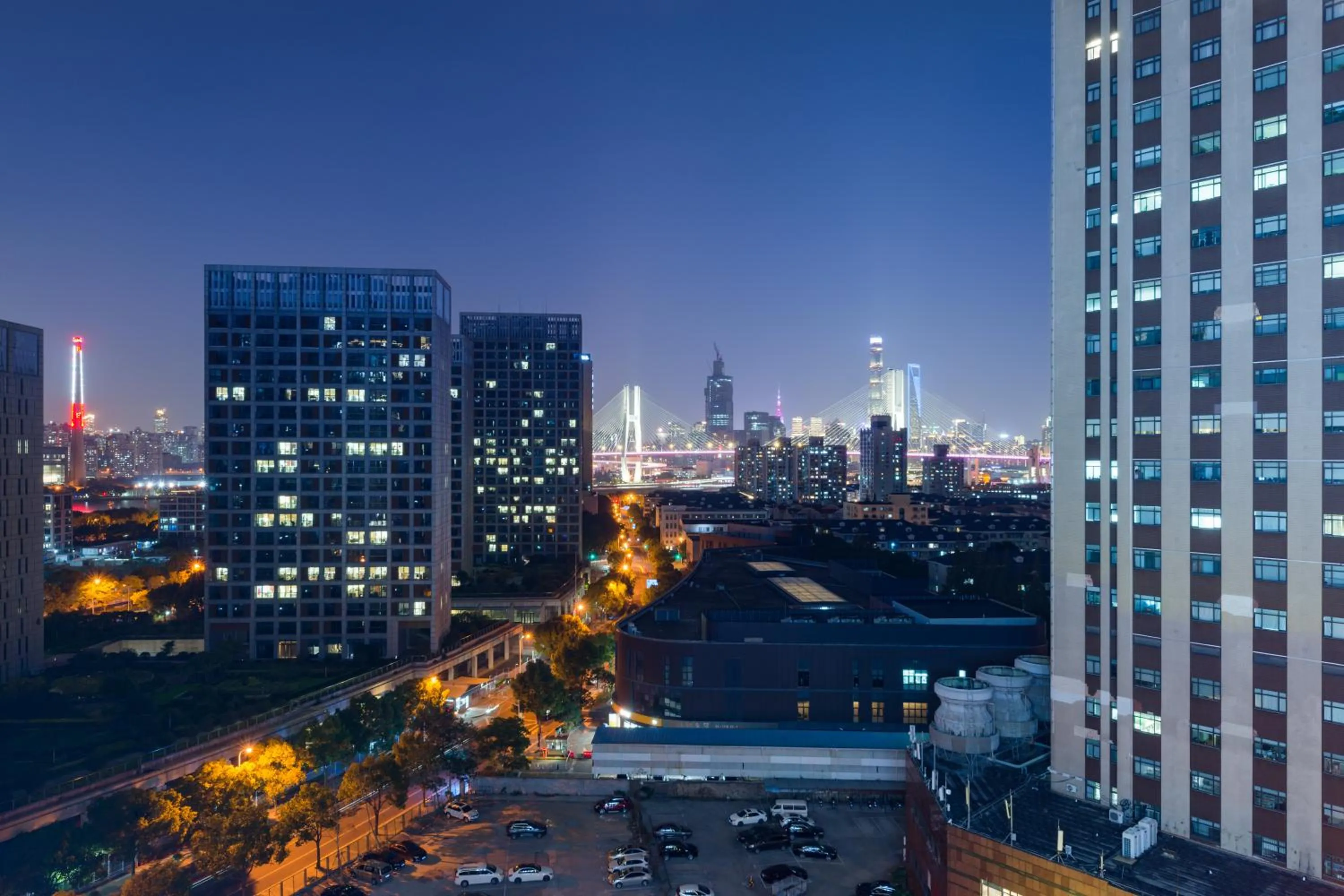 City view in Orange Hotel Shanghai World Expo Center
