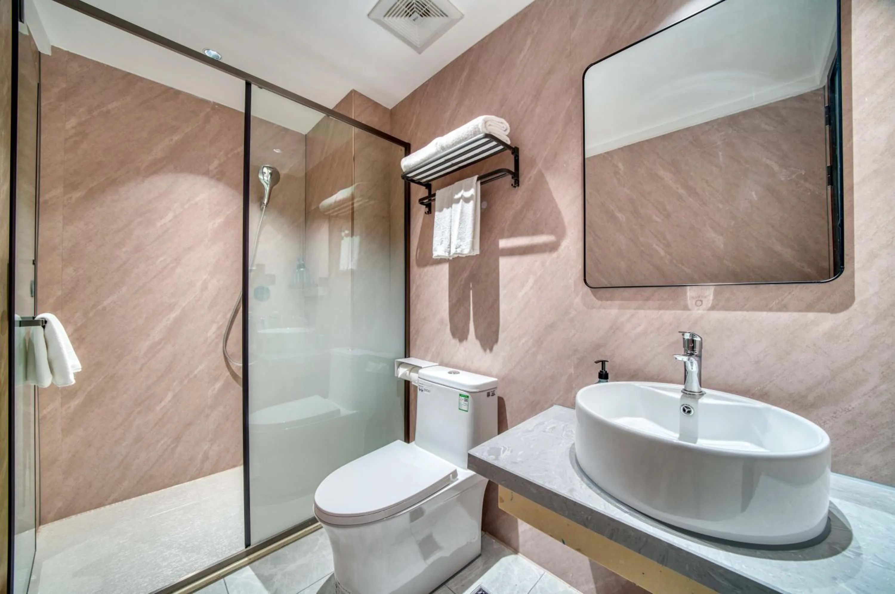 Shower in Hanting Hotel Shanghai Jiading Waigang Business School