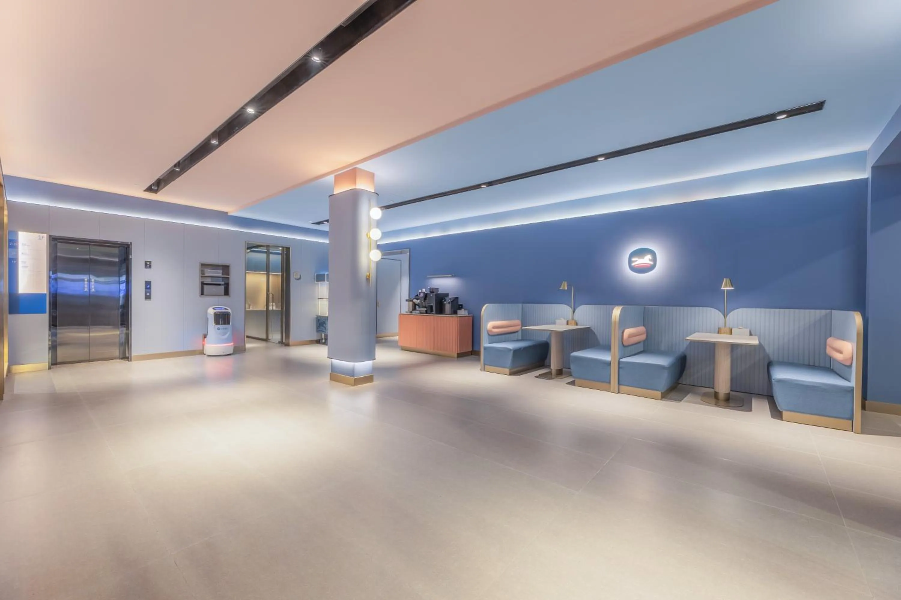 Lobby or reception in Hanting Hotel Shanghai Tongji University Kongjiang Road