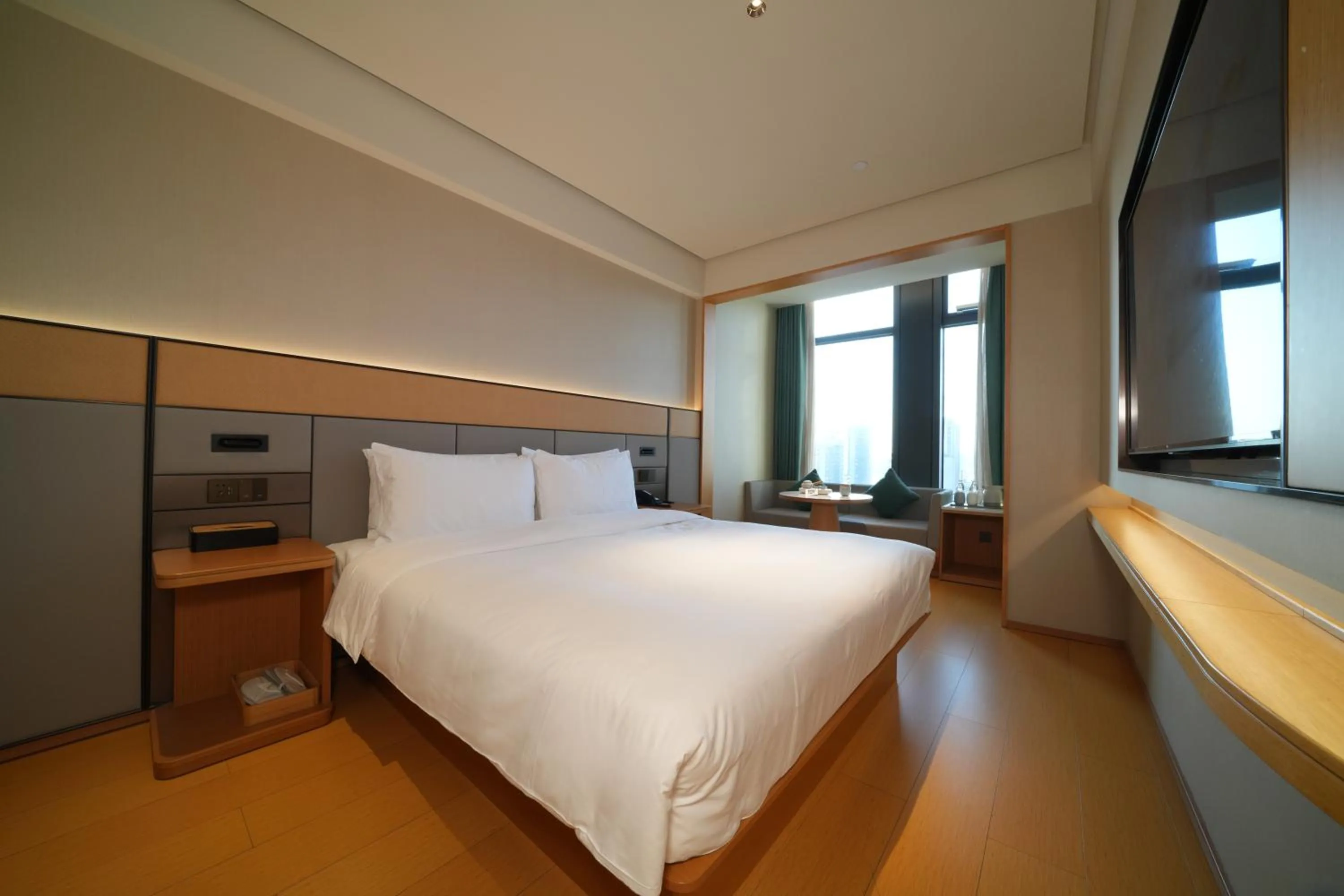 Bed in JI Hotel Hangzhou Zhongda Yintai