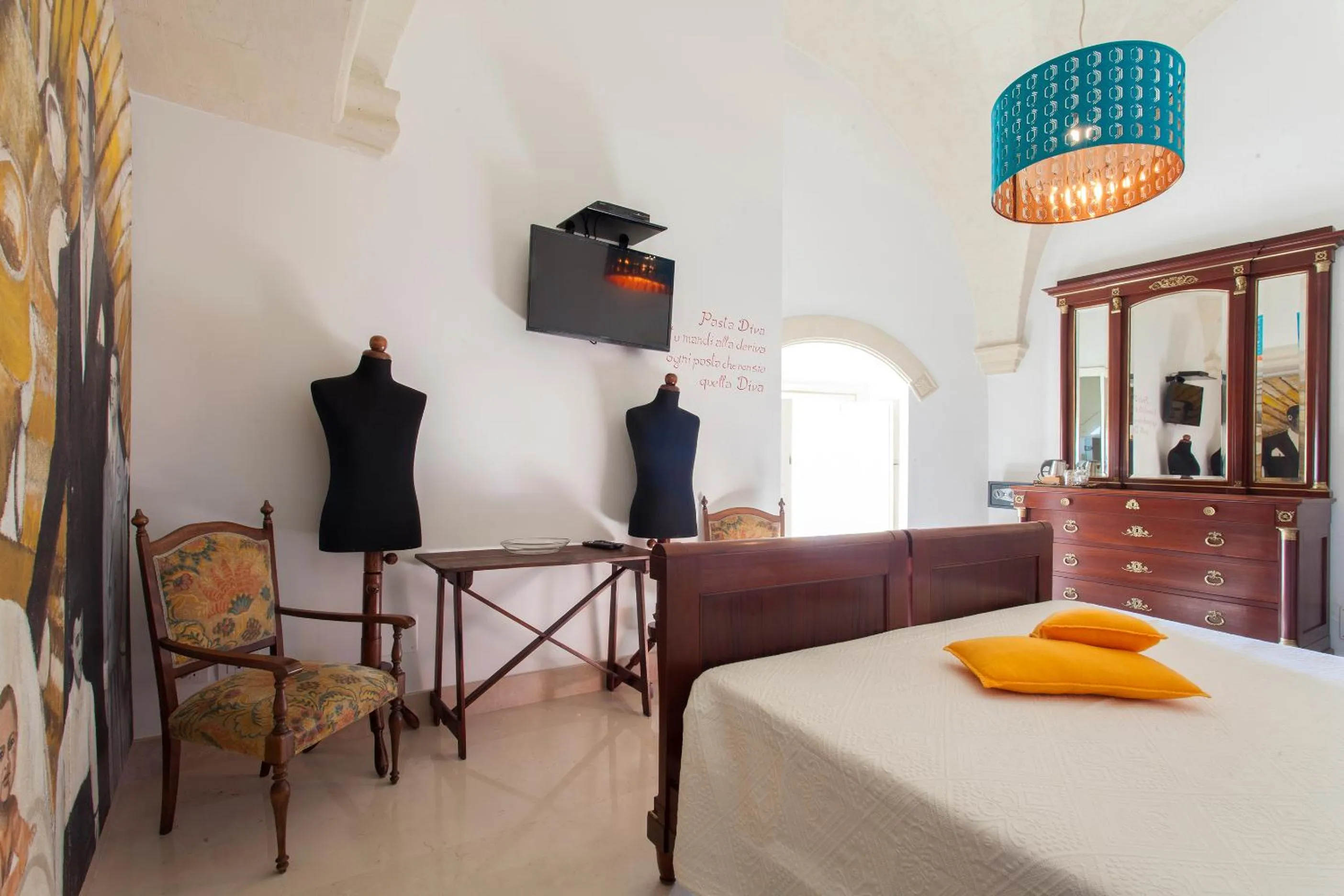 Coffee/tea facilities, Bed in Casa Diva