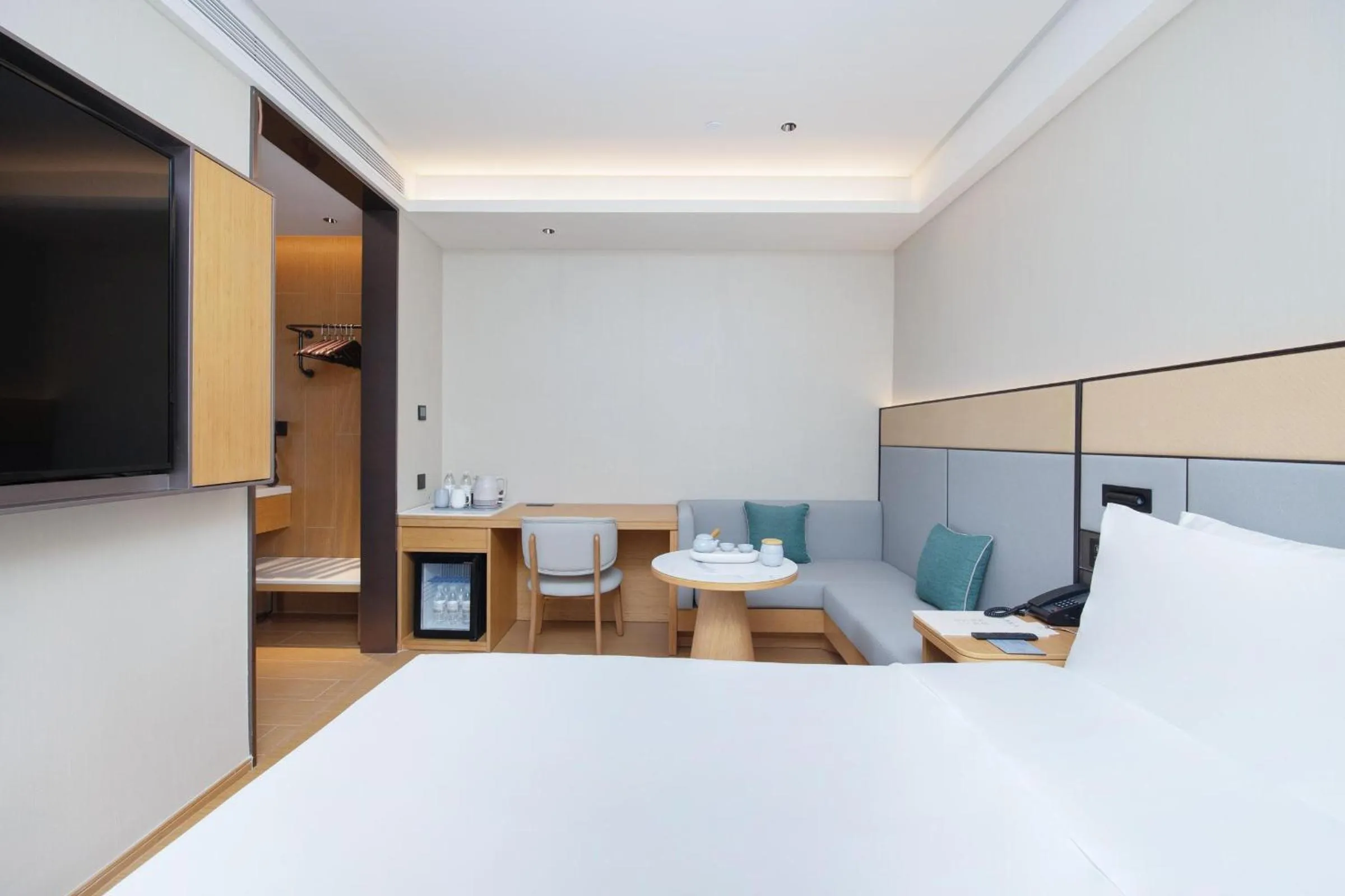 Bed in JI Hotel Shenzhen Huaqiang North Huaqiang Road Subway Station