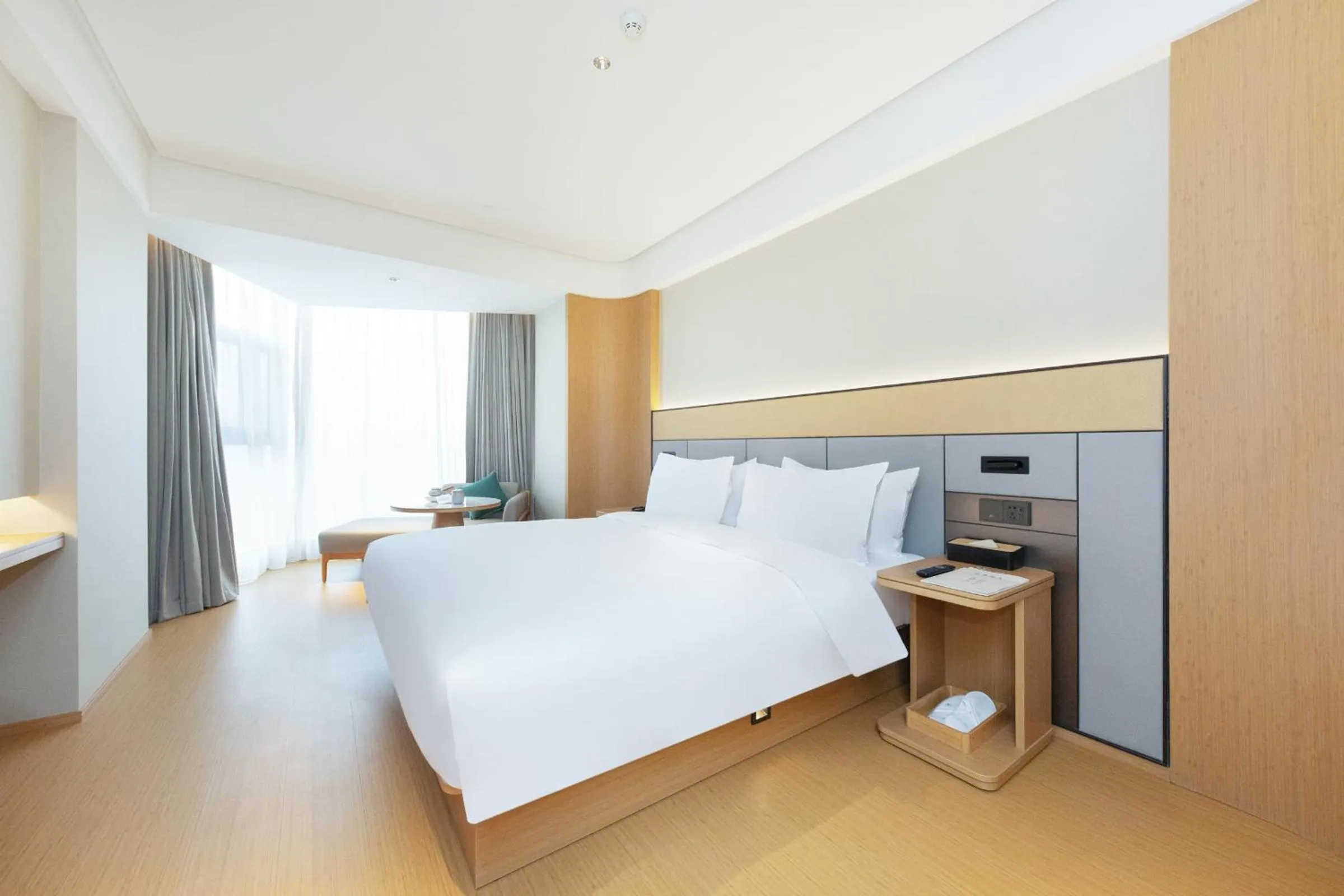 Bed in JI Hotel Beijing Beiqing Road Yongfeng Industrial Park