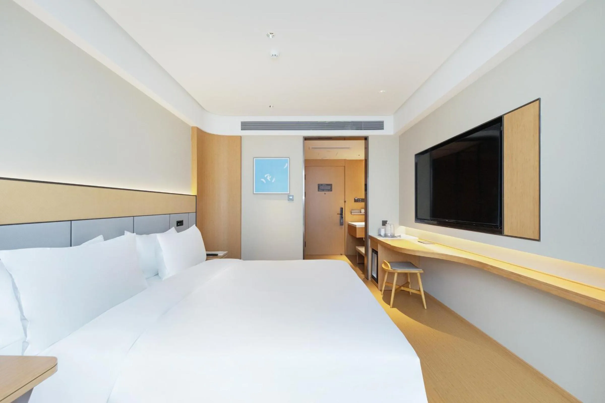 Bed in JI Hotel Beijing Beiqing Road Yongfeng Industrial Park