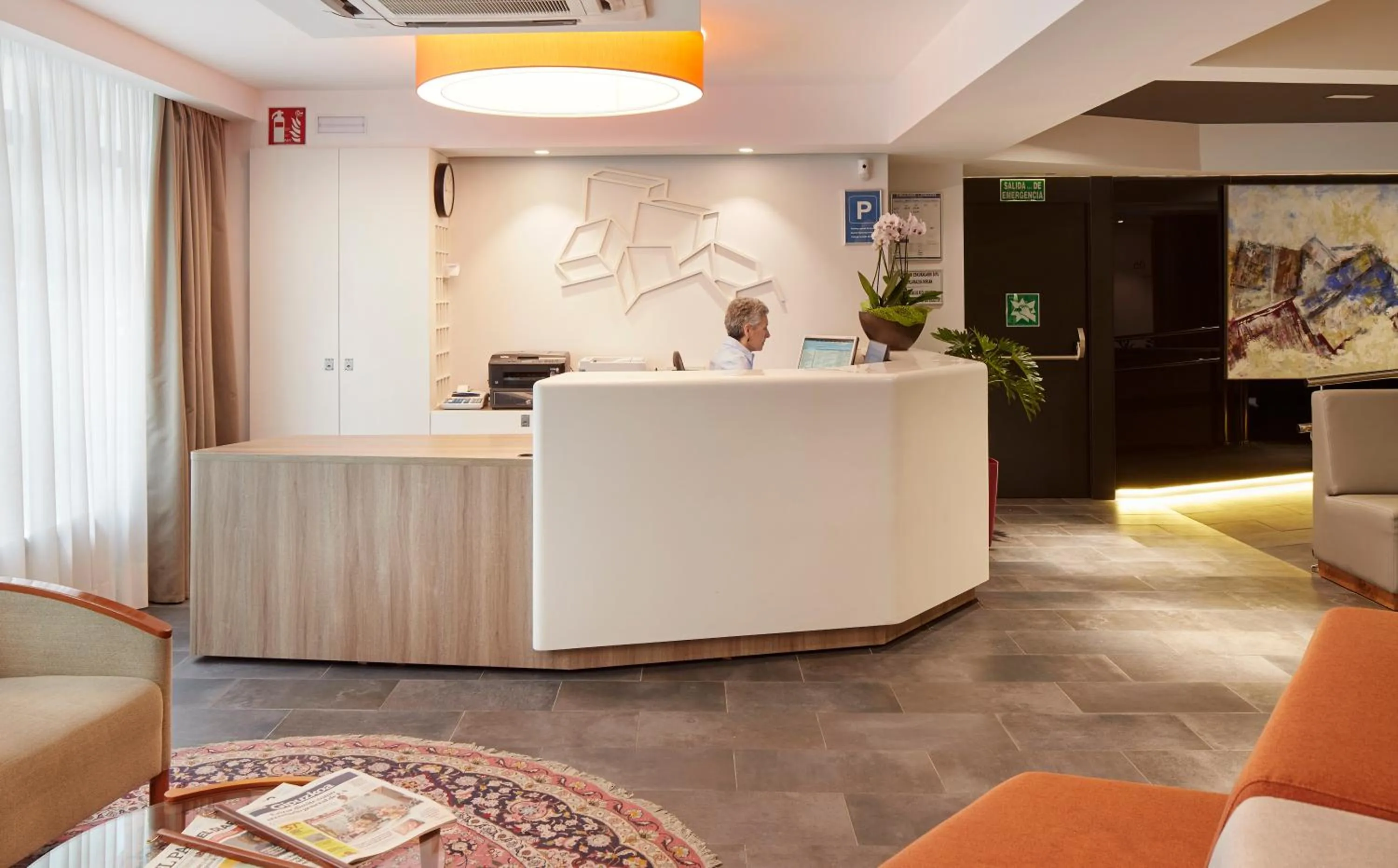 Lobby or reception in Hotel Parma