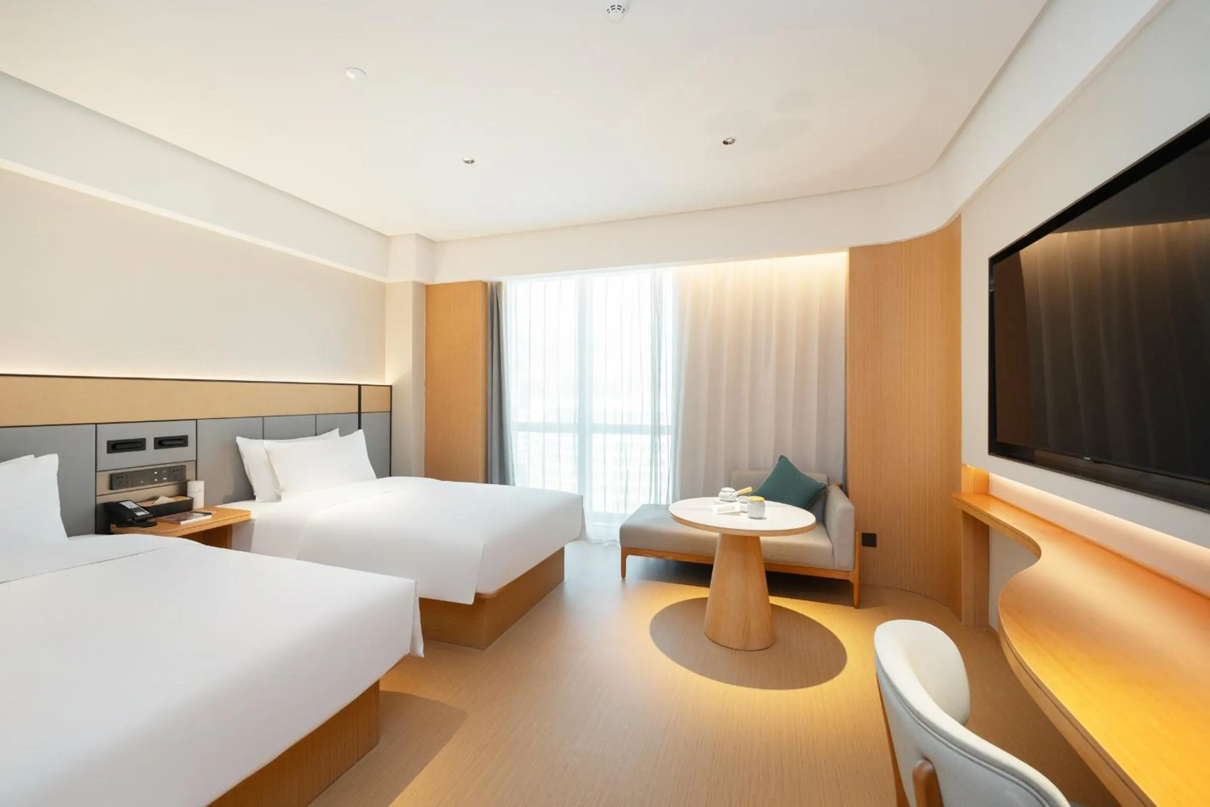 Bed in JI Hotel Guangzhou Tianhe Park Subway Station