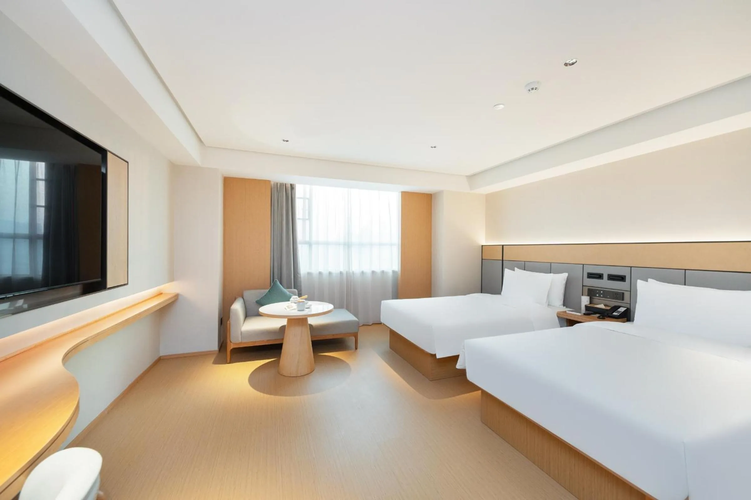 Bed in JI Hotel Guangzhou Tianhe Park Subway Station