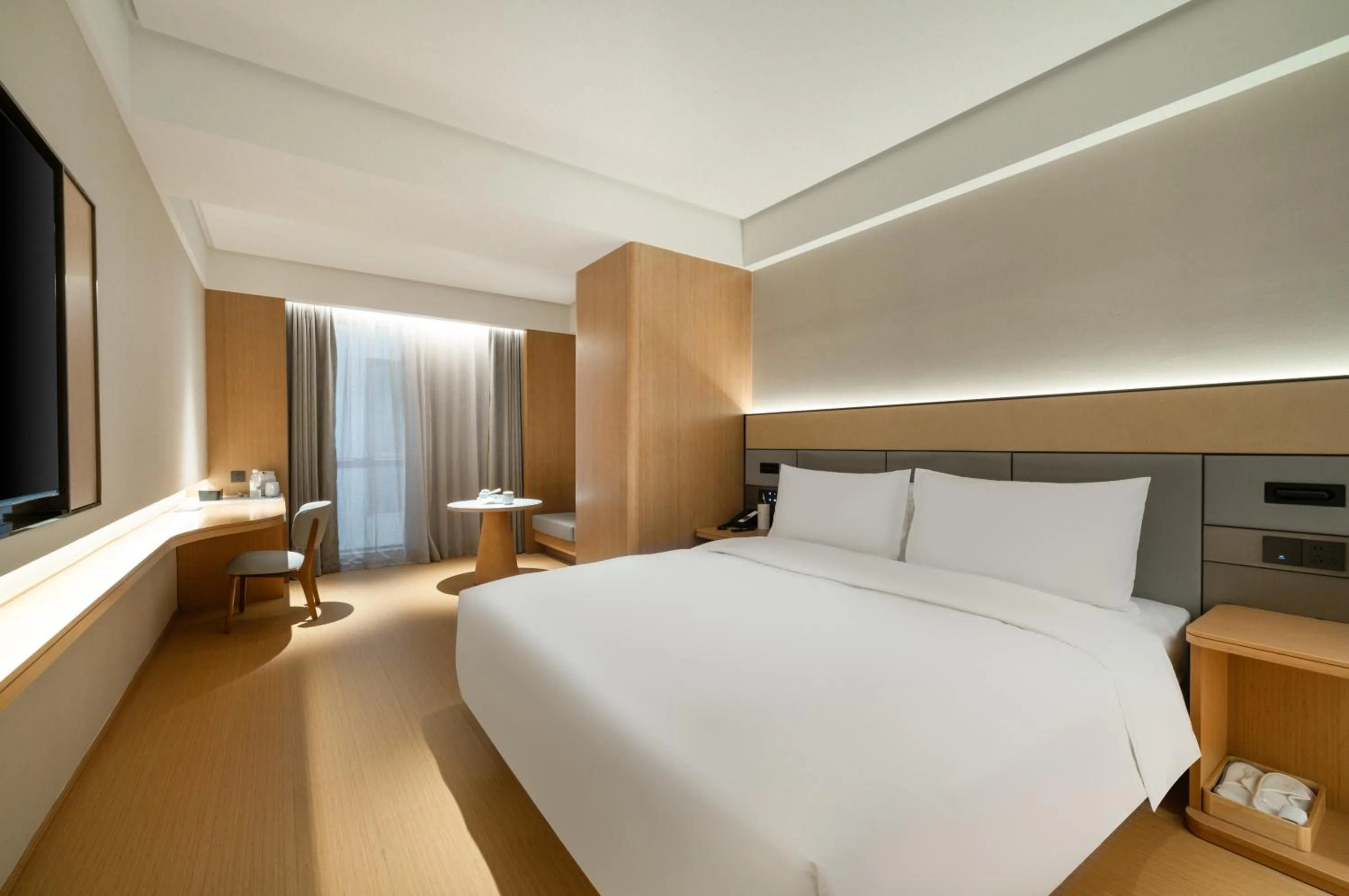 Property logo or sign, Bed in JI Hotel Guangzhou Liwan TCL Yunfeng Technology Park