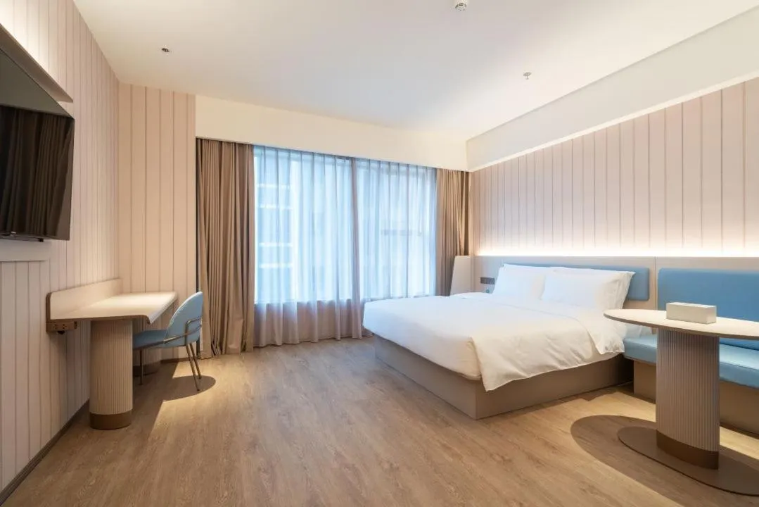 Bed in Hanting Hotel Shenzhen Shiyan Bus Station