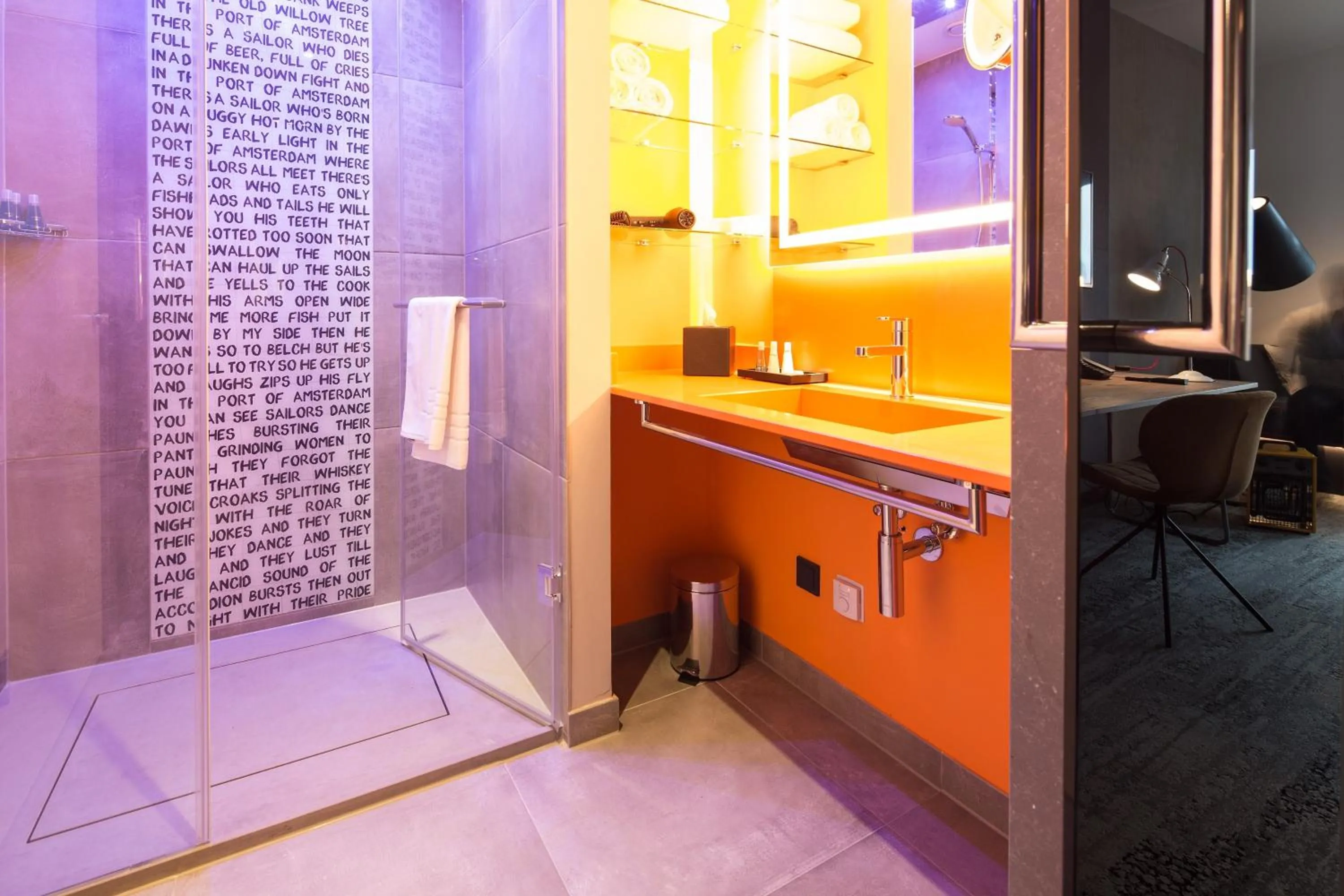 Bathroom in Jaz in the City Amsterdam