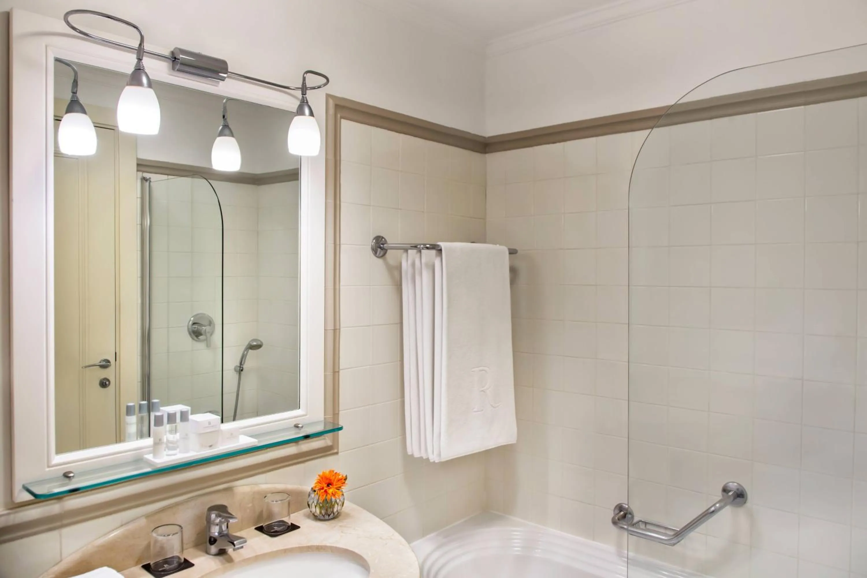 Bathroom in Renaissance Naples Hotel Mediterraneo