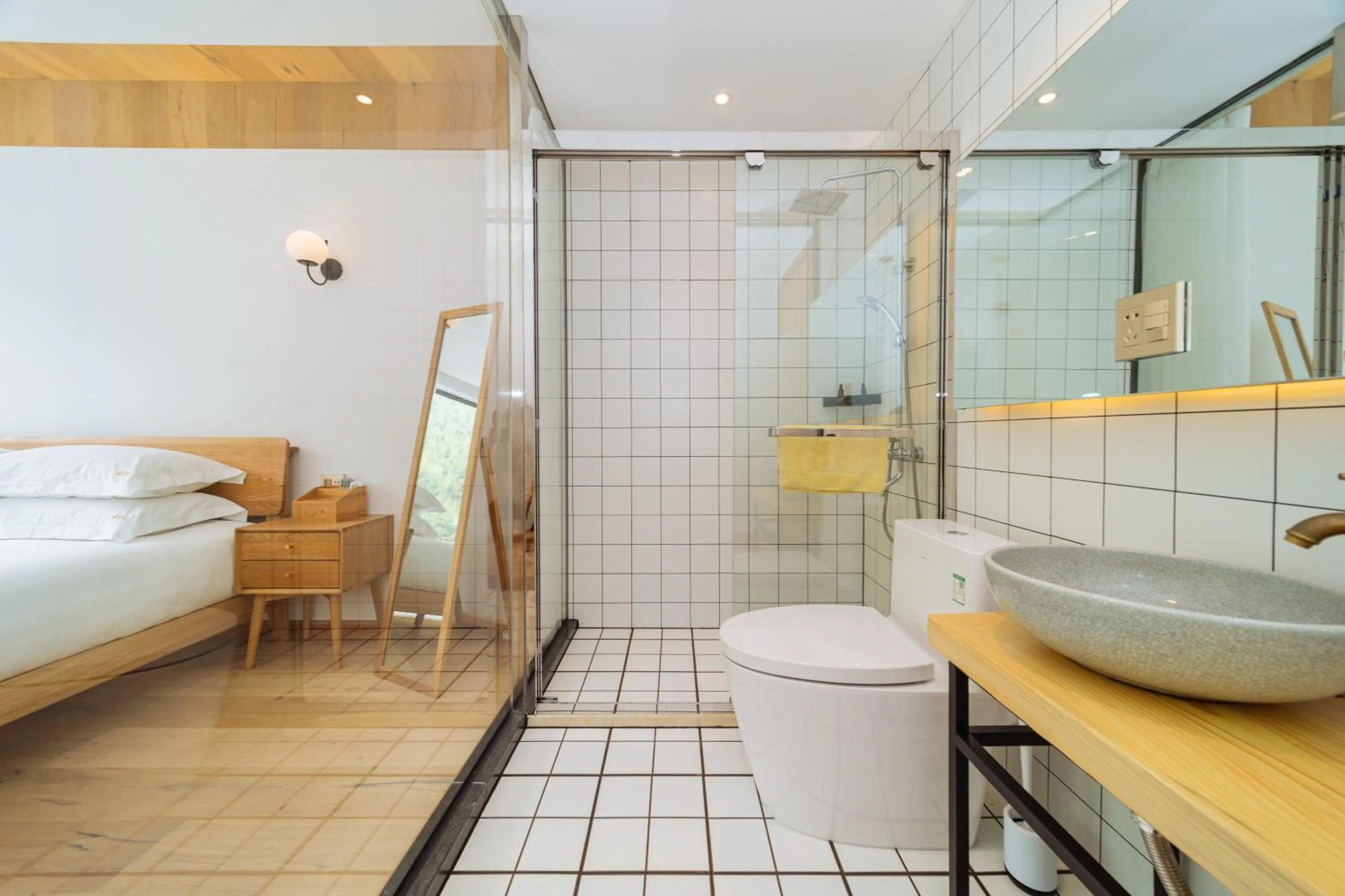 Toilet in Moganshan Pinhouwu Hotel