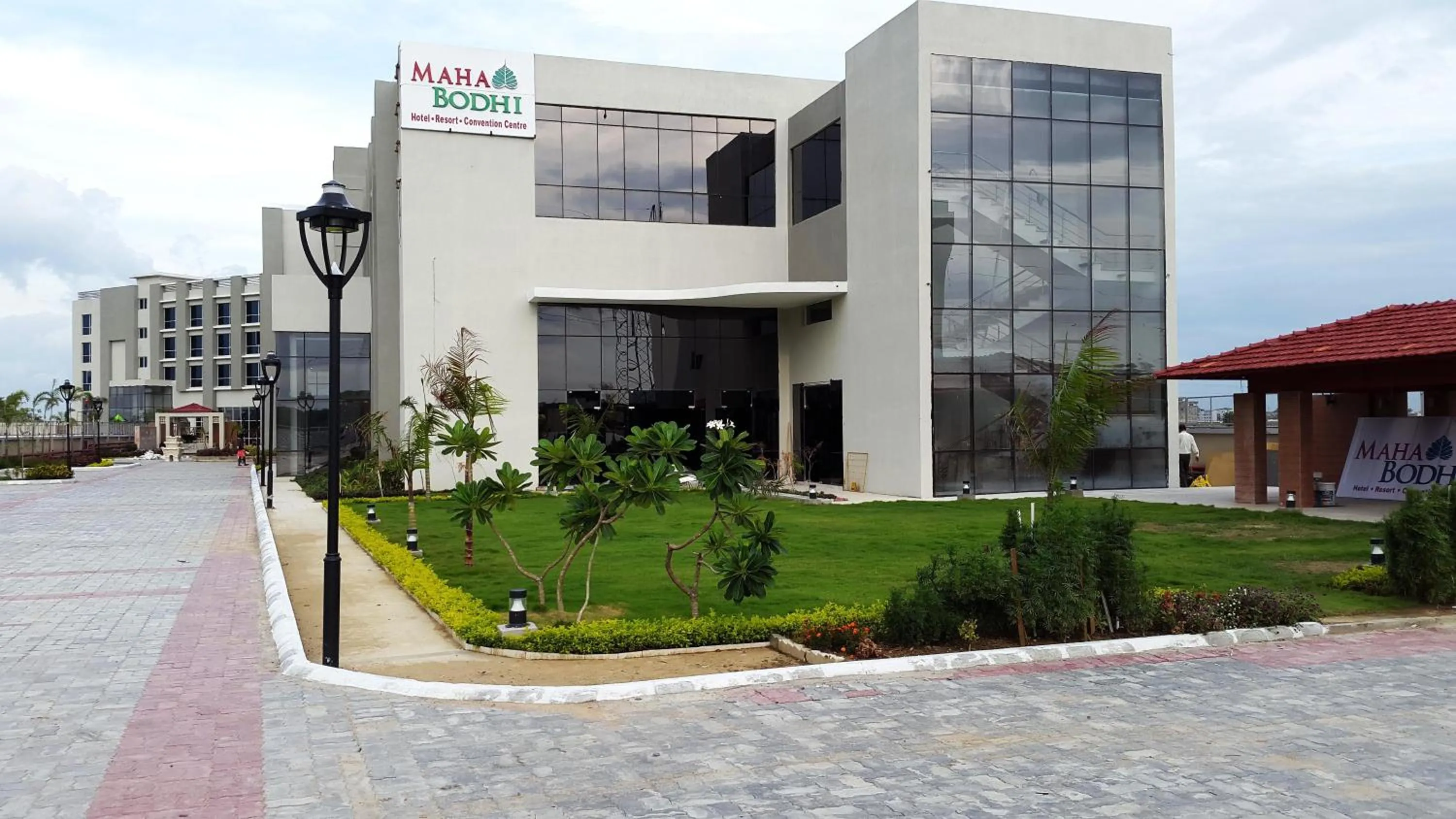 Facade/entrance in Maha Bodhi Hotel.Resort.Convention Centre