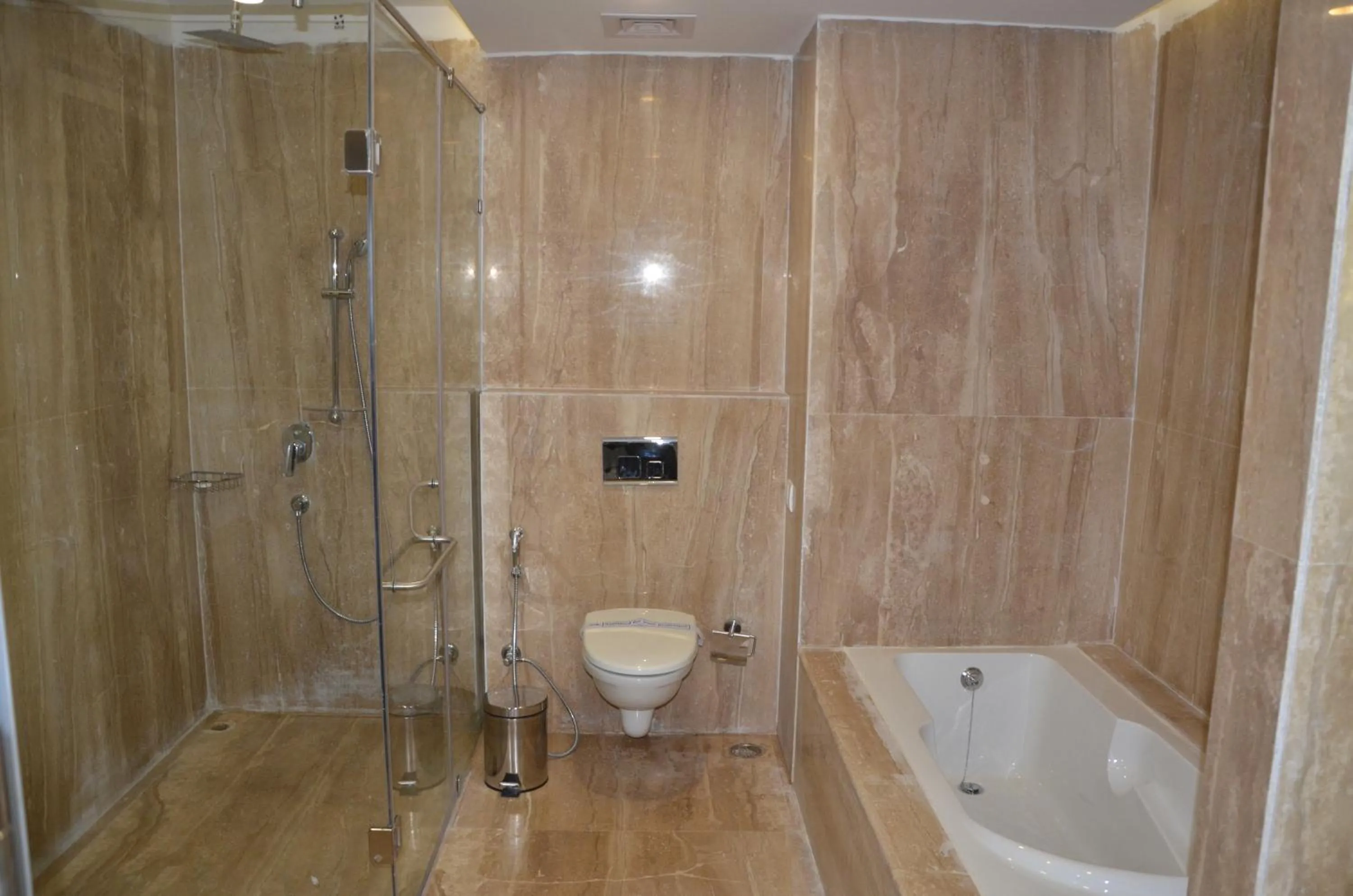 Shower in Maha Bodhi Hotel.Resort.Convention Centre