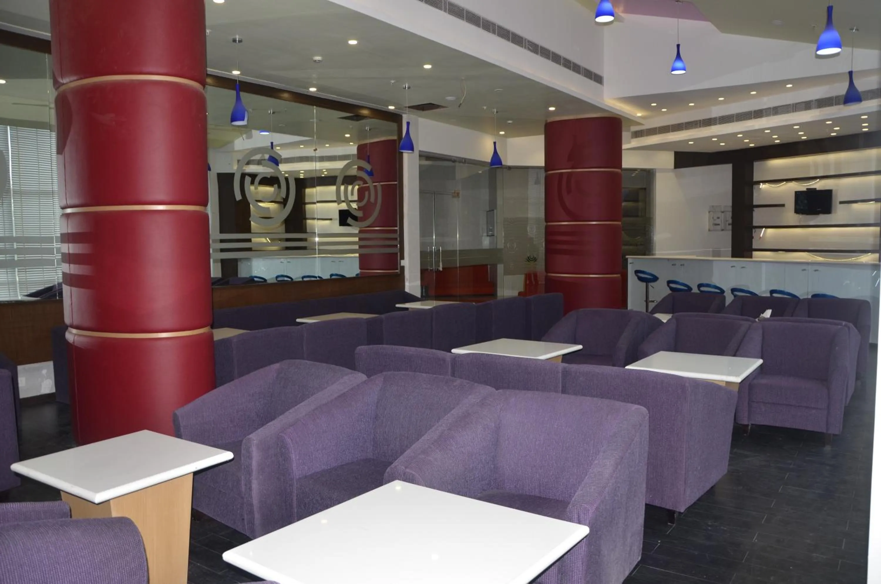 Lounge or bar in Maha Bodhi Hotel.Resort.Convention Centre