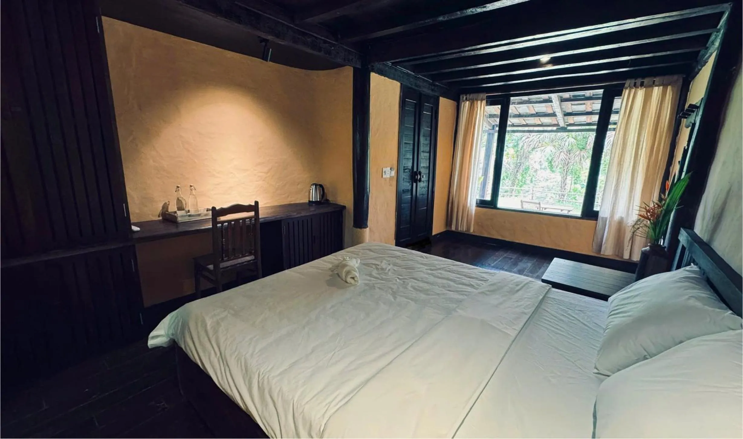 Bed in Cọ Retreat Da Bac