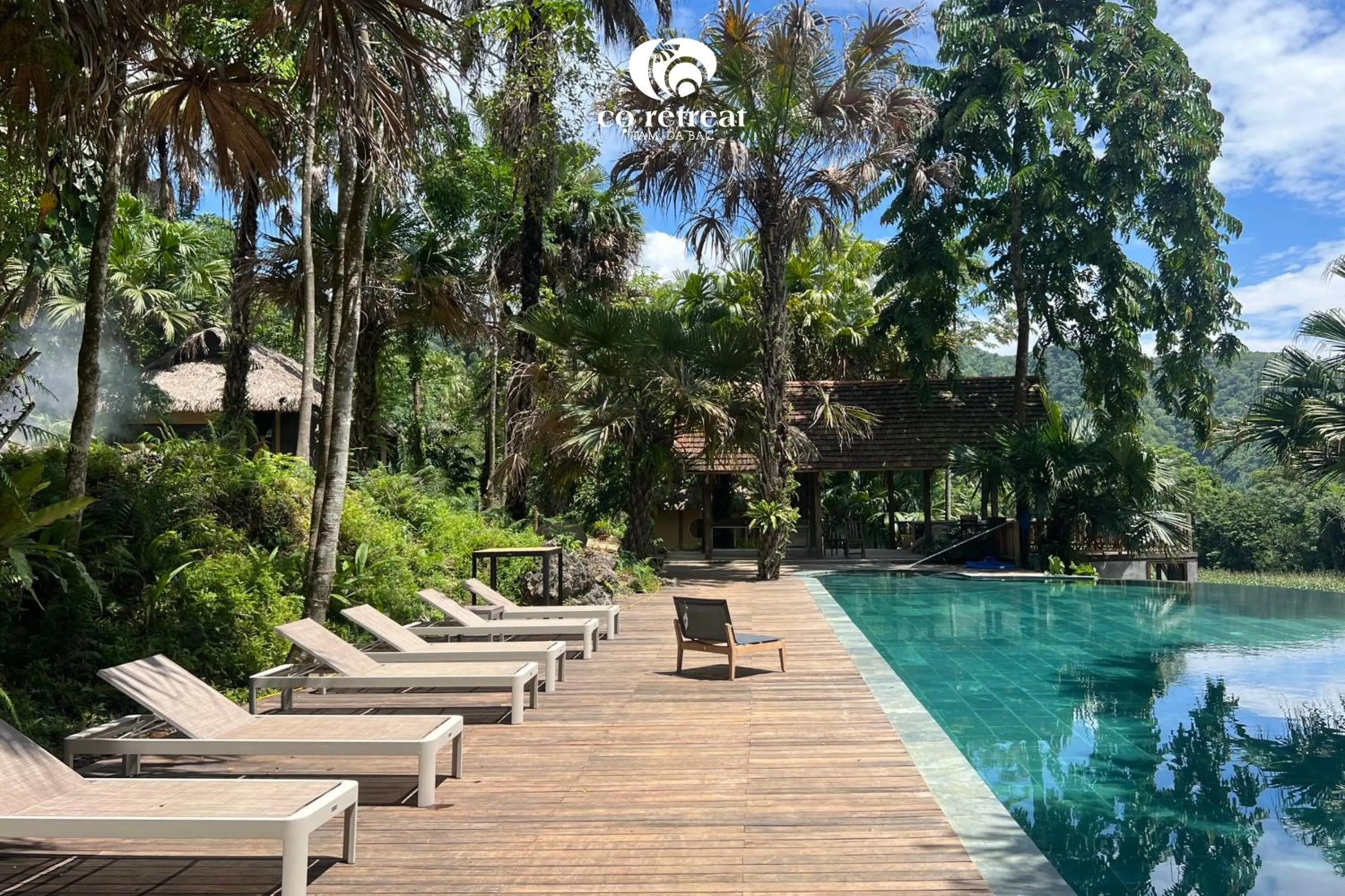Garden view in Cọ Retreat Da Bac