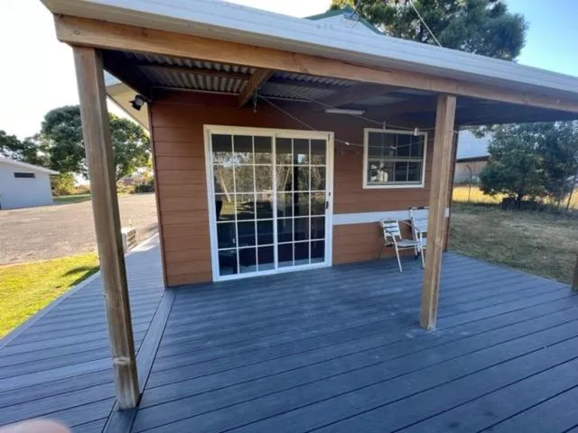 Patio in Glenaire Apartments at Frazer St