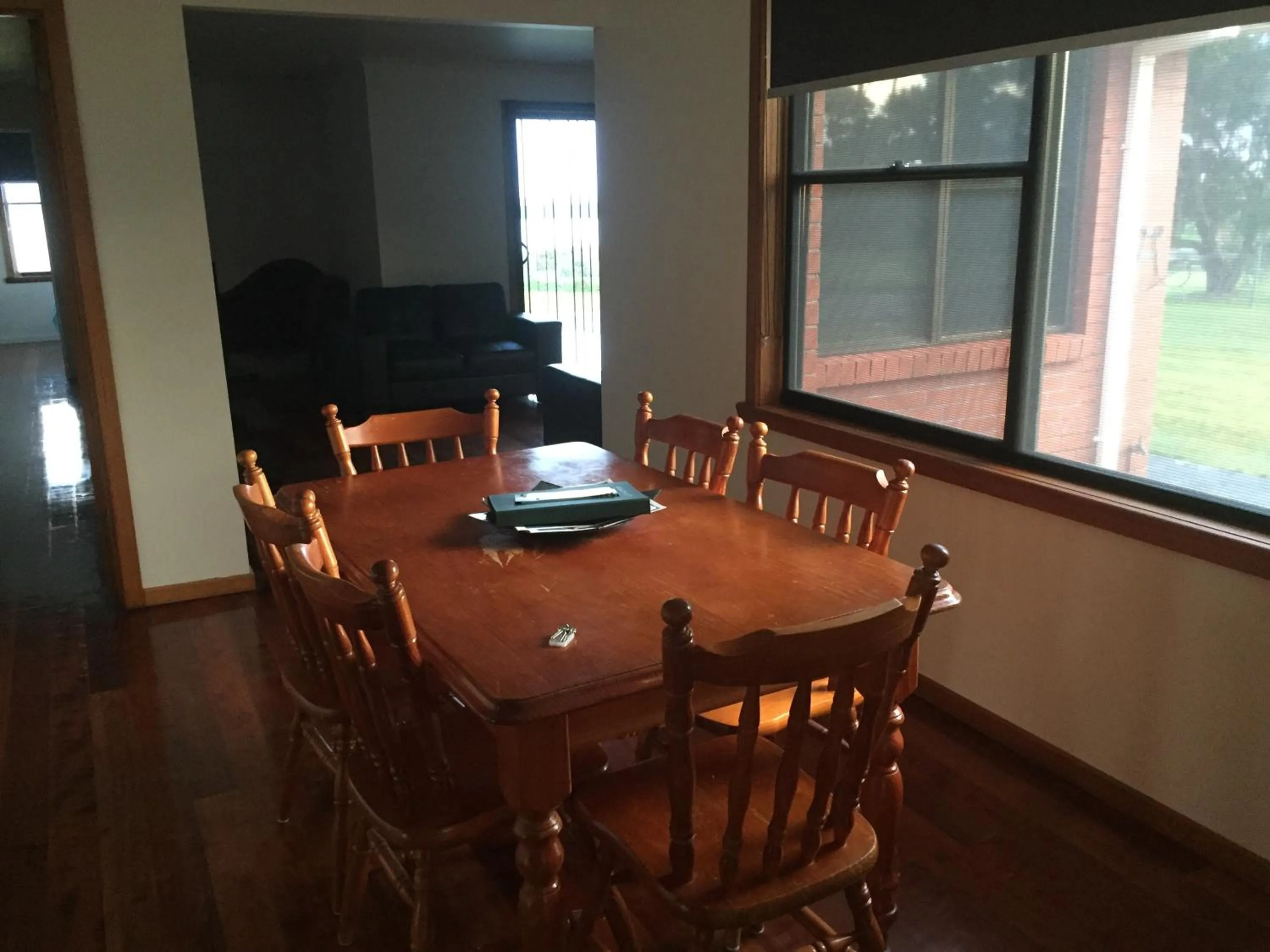 Dining area in Glenaire Apartments at Frazer St