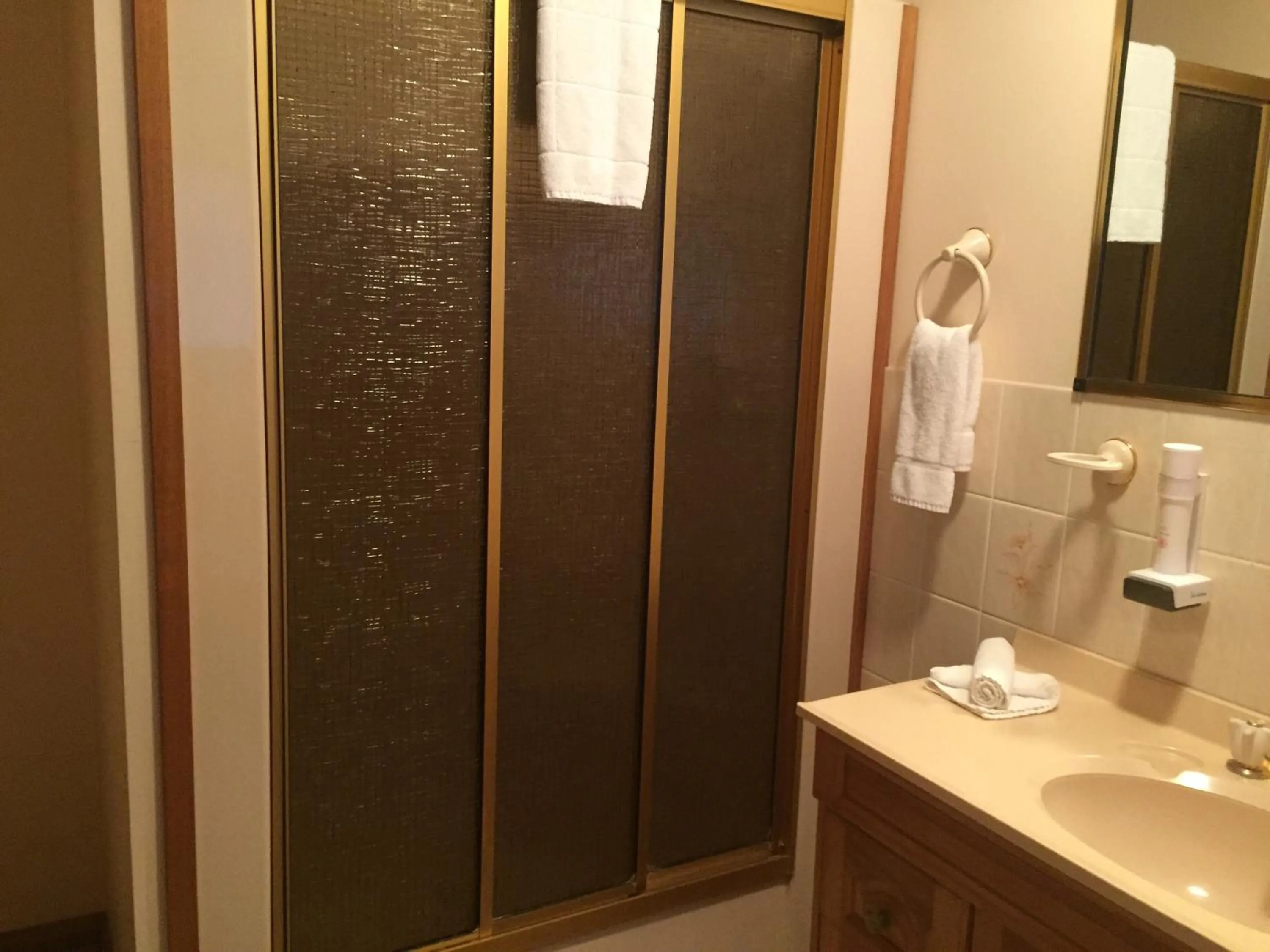 Shower in Glenaire Apartments at Frazer St