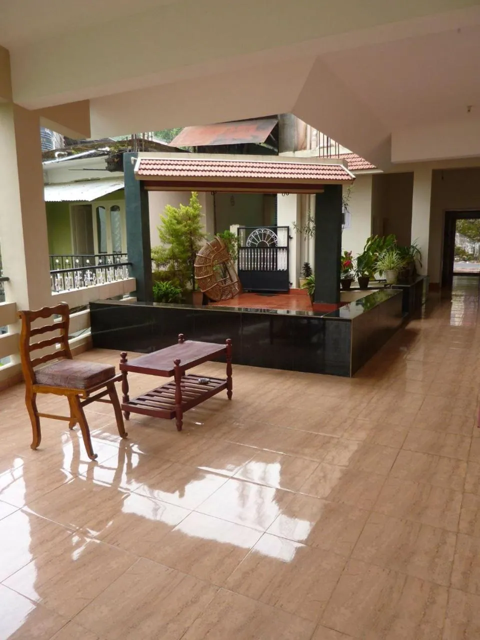 Balcony/Terrace in Jungle Palace Homestay