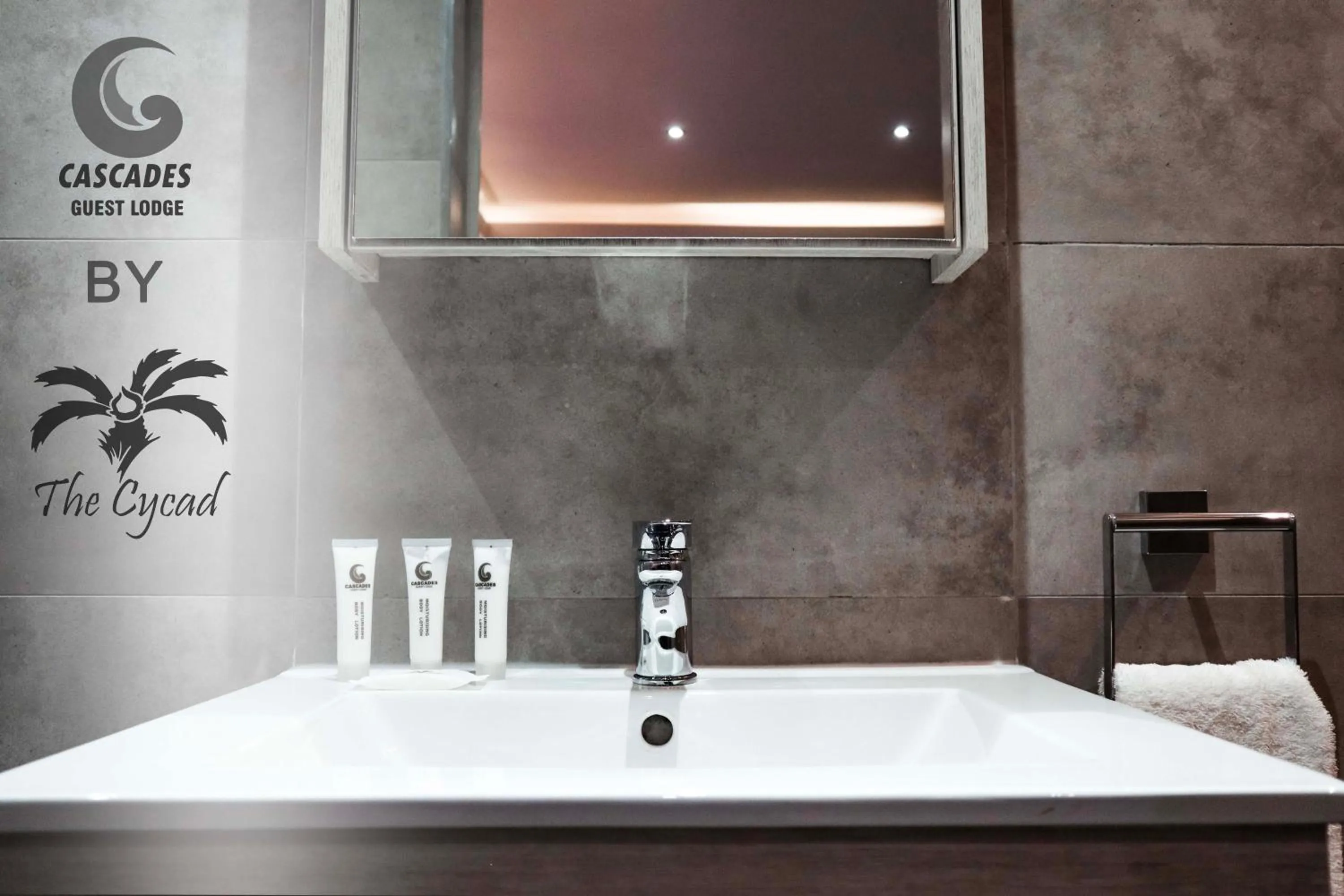 Bathroom in The Cycad Lodge & Chalets