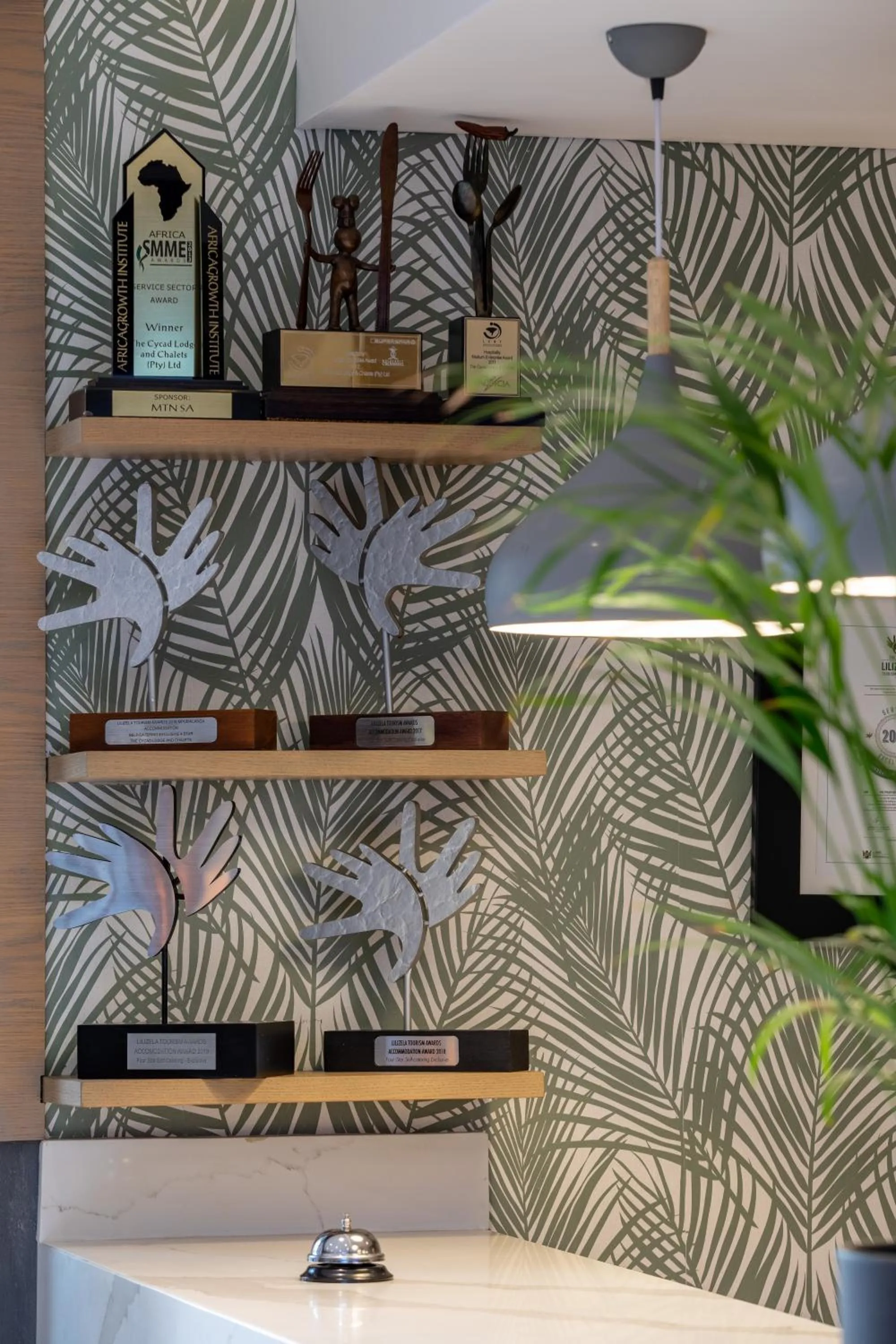 Lobby or reception in The Cycad Lodge & Chalets