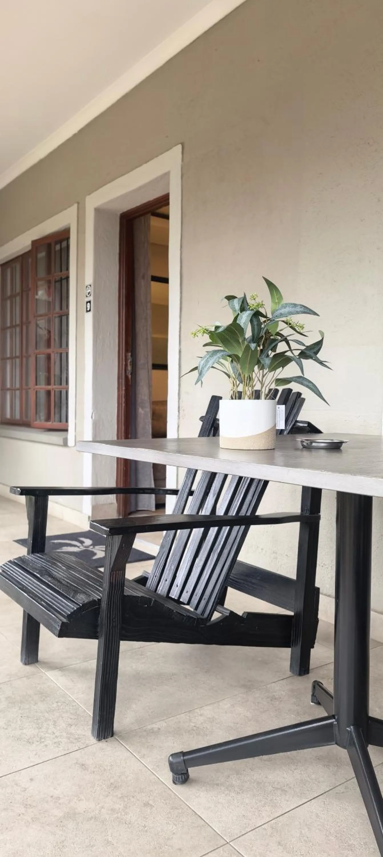 Patio in The Cycad Lodge & Chalets