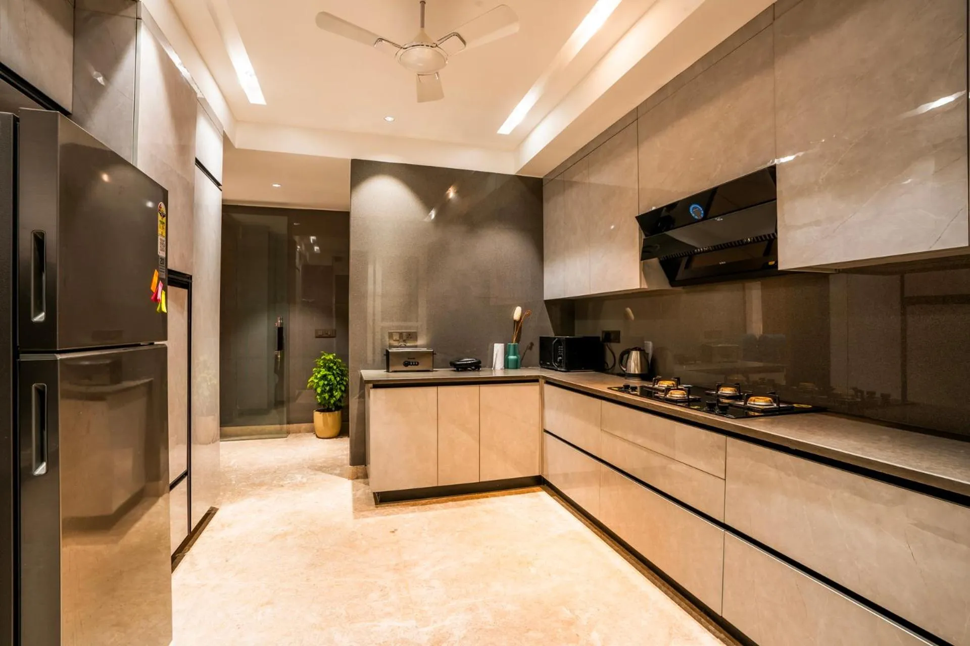 Kitchen or kitchenette in LiveAway Gurugram, Golf Course Road by PACK