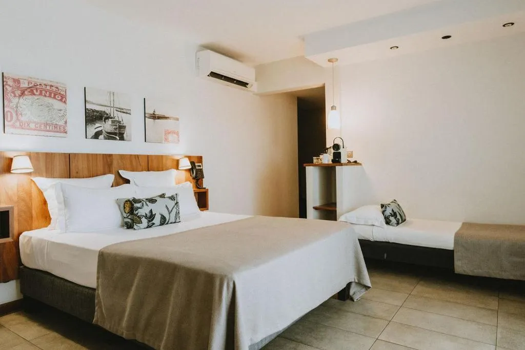 Bed in Hotel Le Saint Pierre ÎLe De La Reunion.