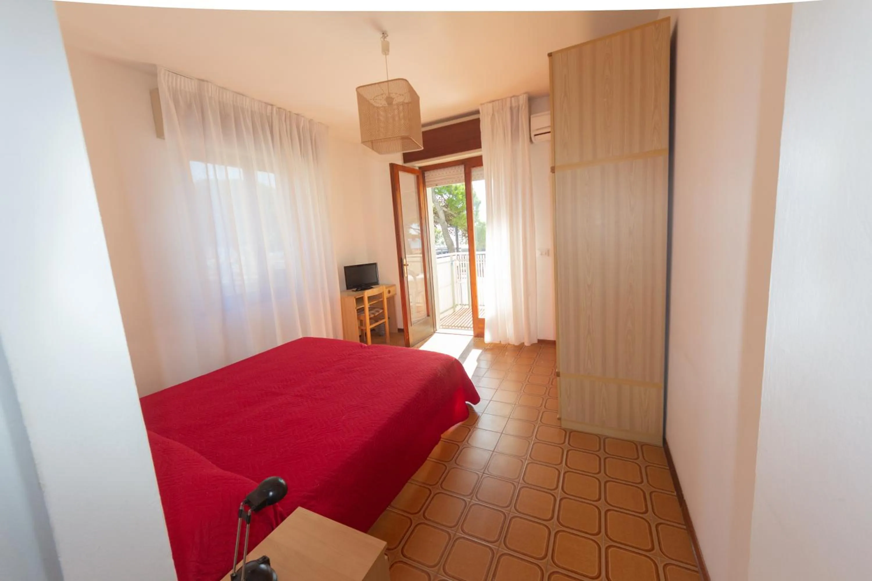 Bed in Hotel Calipso